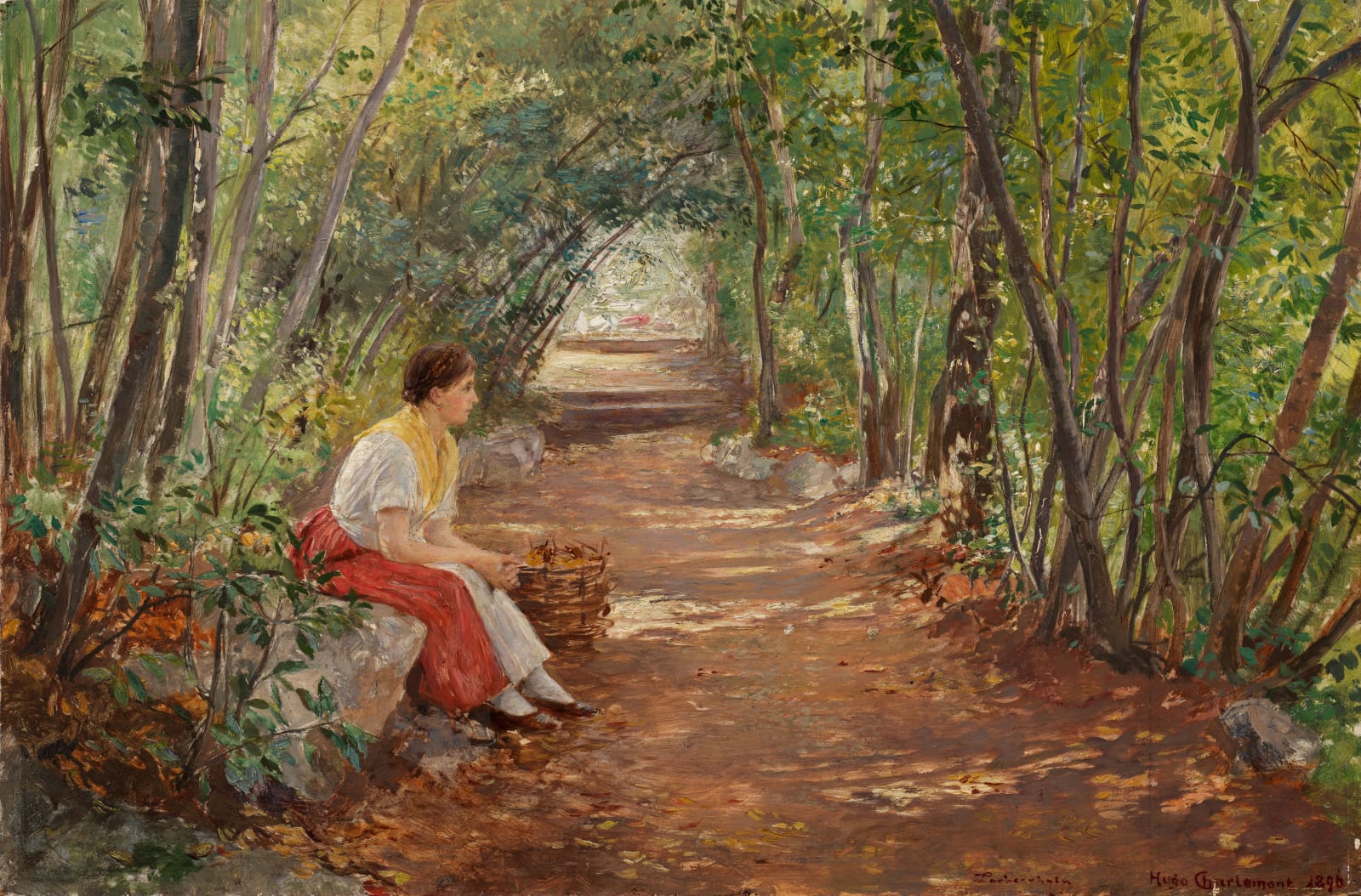 Hugo Charlemont, Kurze Rast, 1896