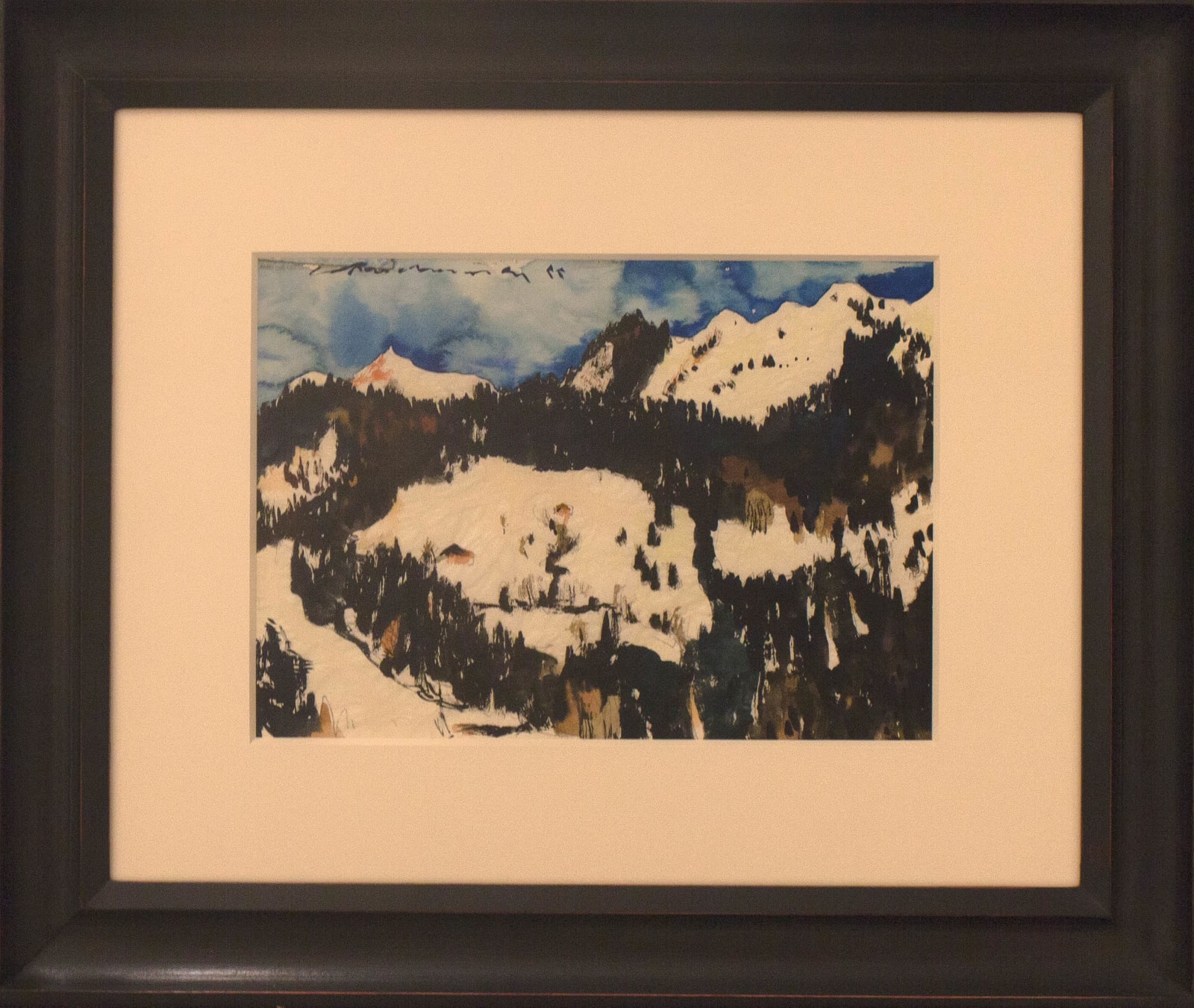 Wilhelm Nicolaus Prachensky, Motiv aus Kitzbühel, 1955