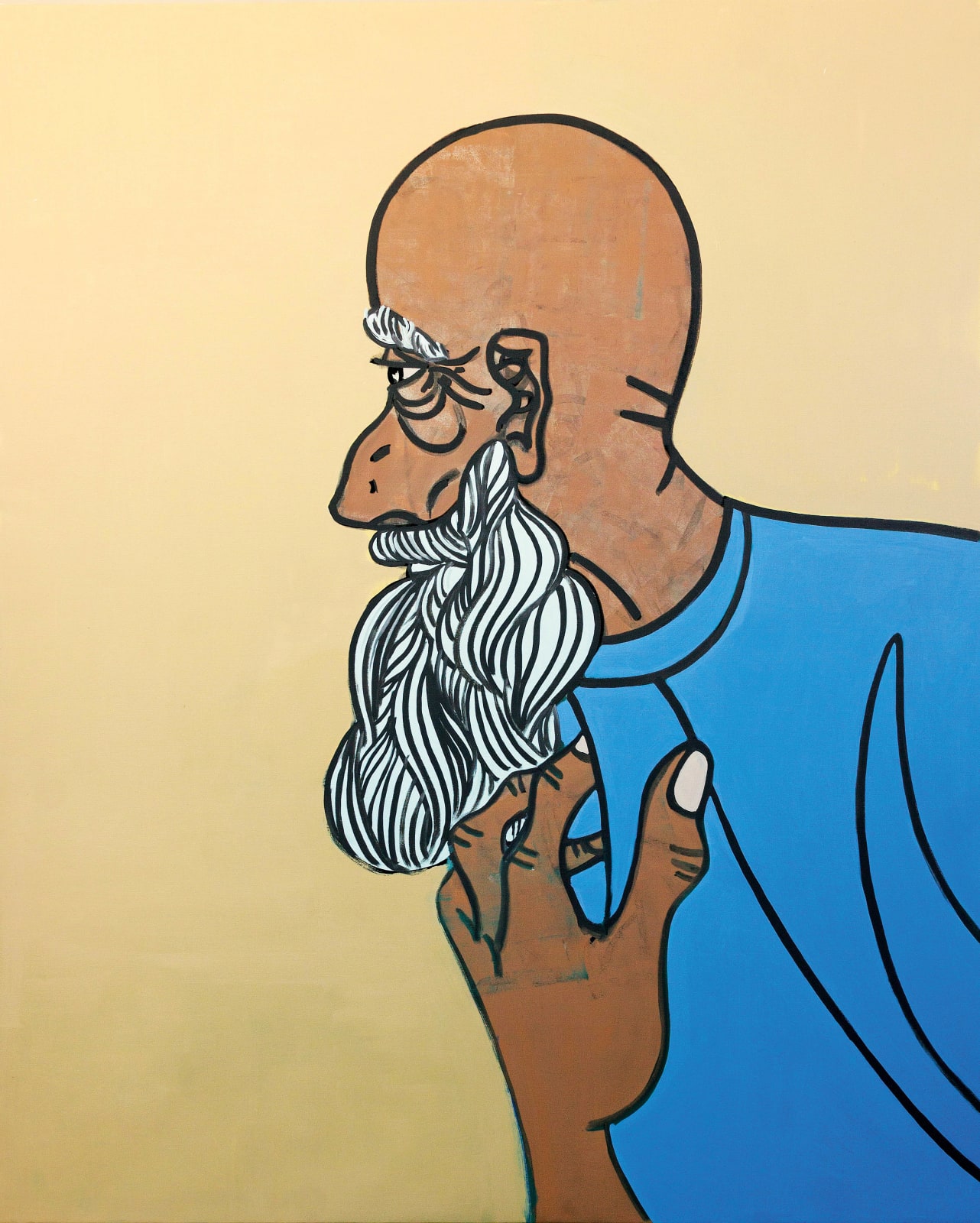 Hubert Schmalix, "Contemplating", 2022