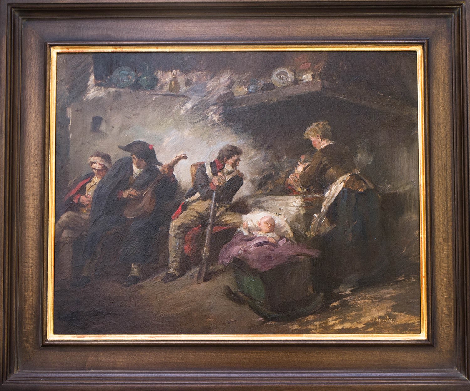 Carl Mayr-Graz, Französische Soldaten in der Küche