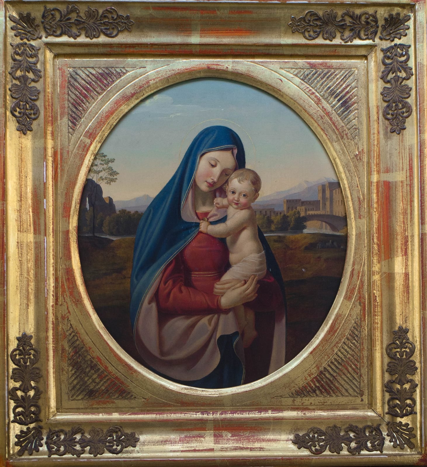UNBEKANNTER KÜNSTLER, Madonna mit Kind