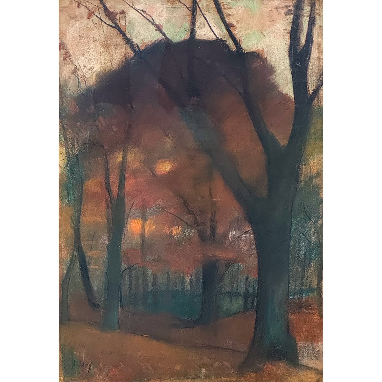 Leo Lesser Ury, "Herbstwald am Schlachtensee"