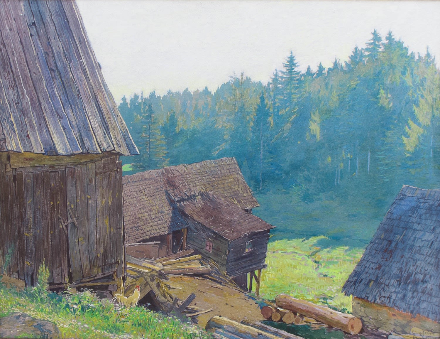 Siegfried Stoitzner, Sägewerk im Waldviertel