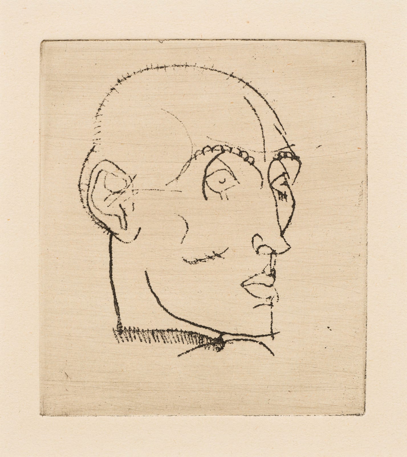 Egon Schiele, Männliches Bildnis, 1914 / 1922