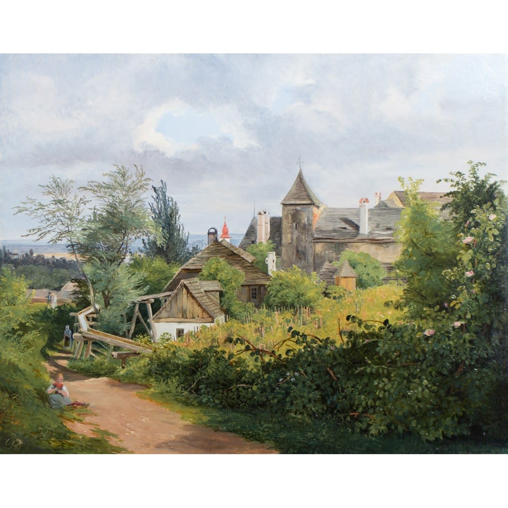 Franz Barbarini, Partie in Grinzing, ca. 1830