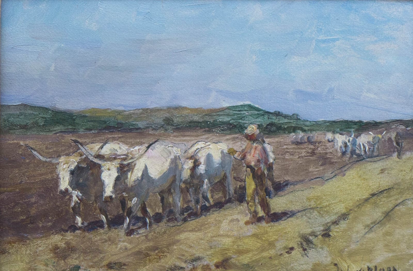 Julius von Blaas, Ochsenherde