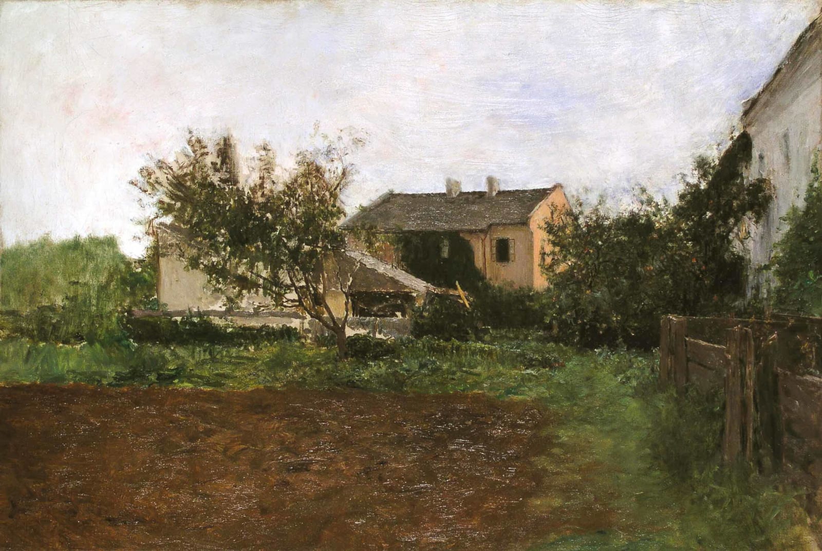 Franz Rumpler, Am Dorfrand, um 1885