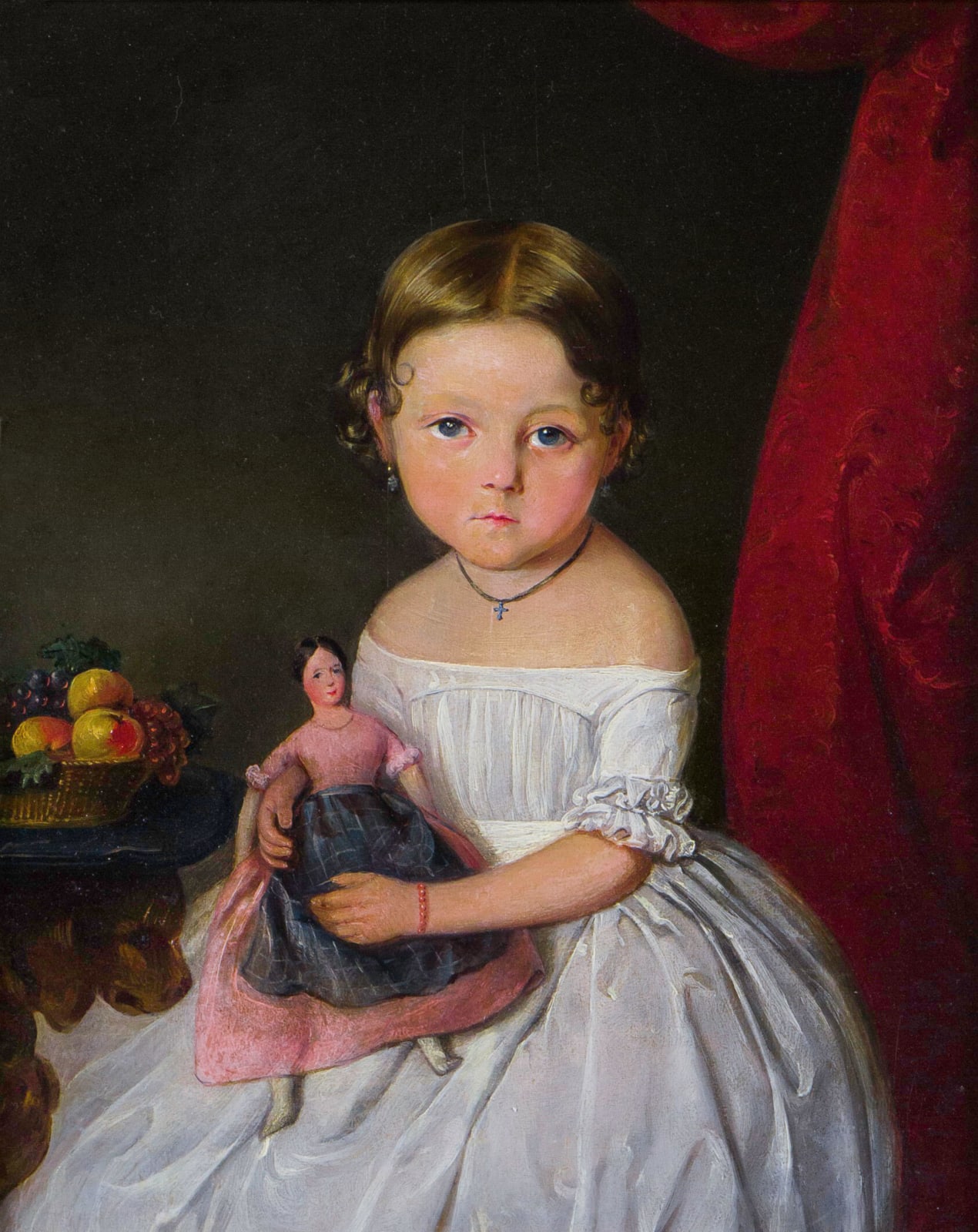 Leopold Fertbauer, Mädchen mit Puppe