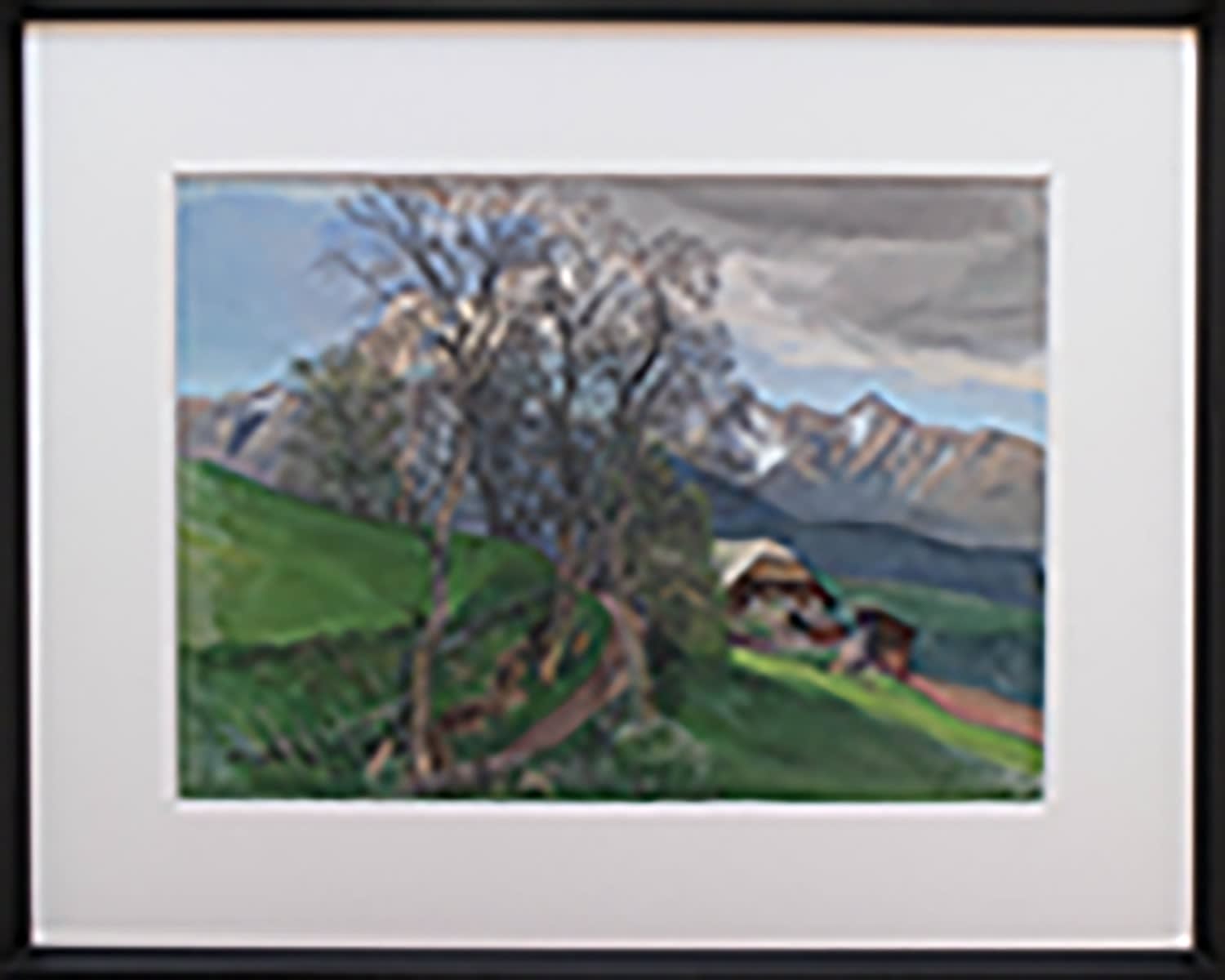 Hans Frank, Gehöft im Lungau, 1946