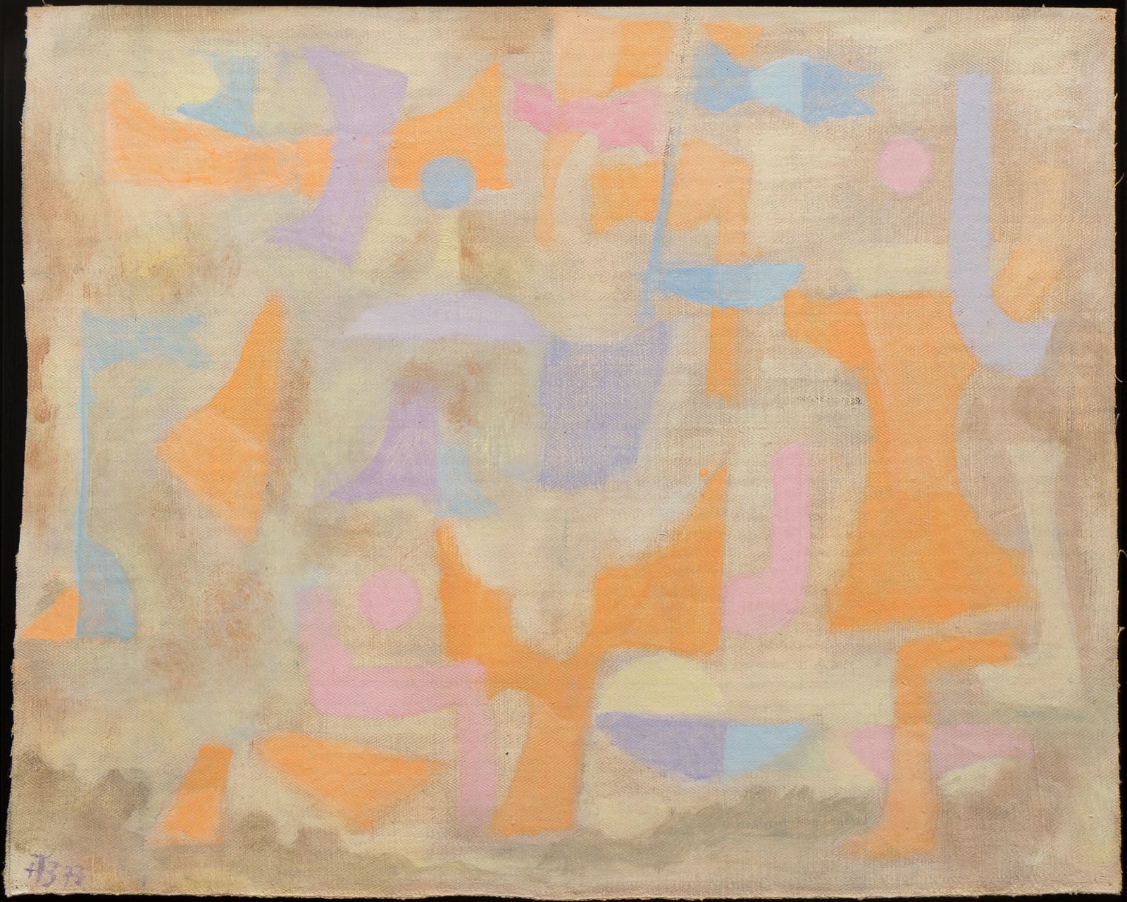 Hans Joachim Breustedt, Abstrakte Komposition, 1973