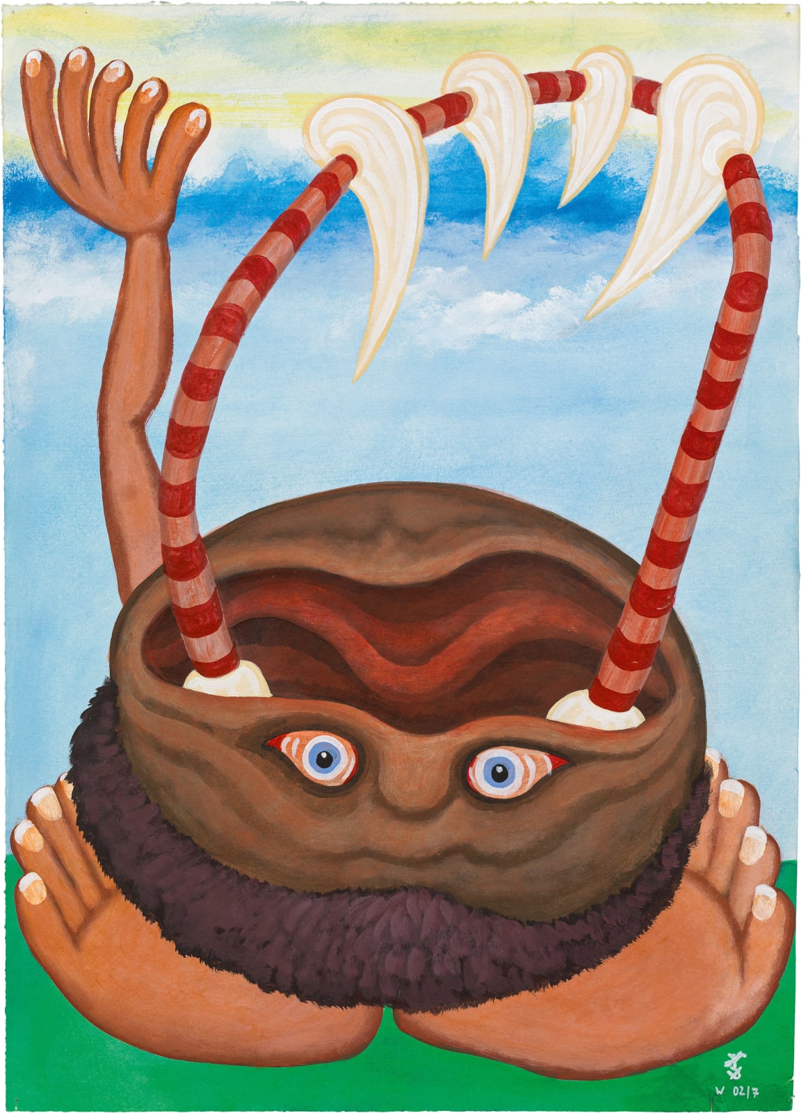 Robert Zeppel-Sperl, Kreischender Kopffüßler, 2002