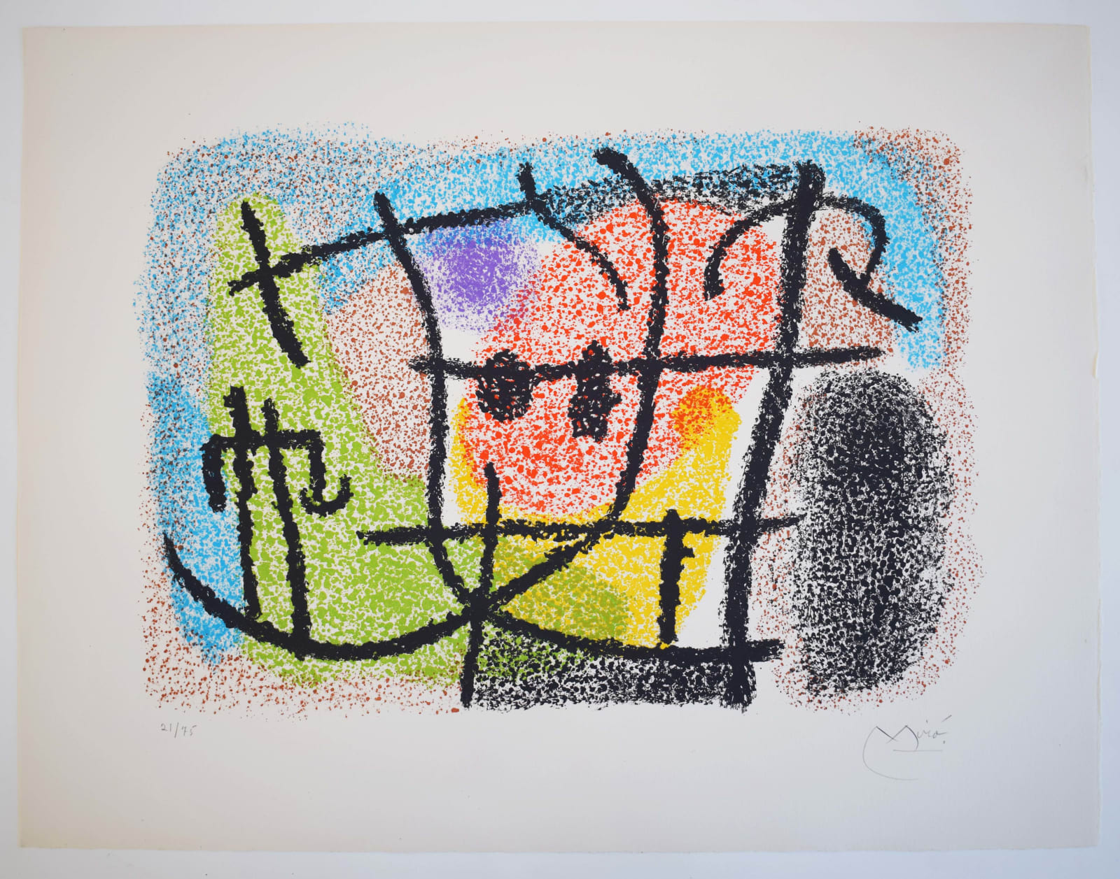 JOAN MIRÓ, Composition II, from: Boxes | Cartones, 1965