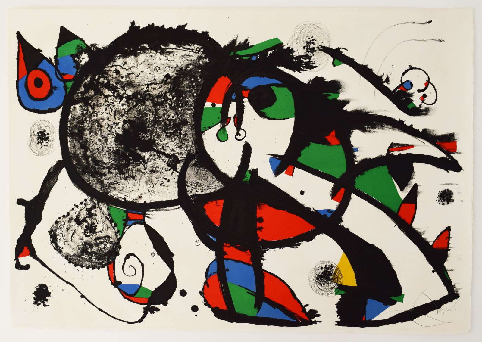 JOAN MIRÓ, Homage to Masson | Hommage à Masson, 1977