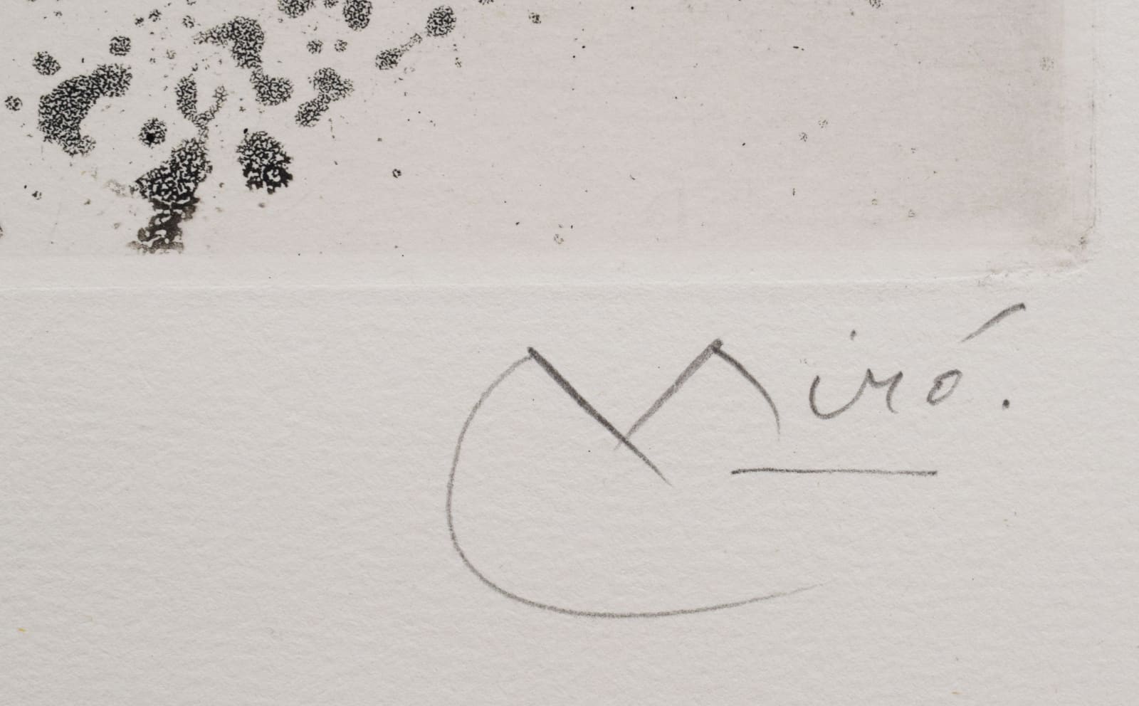 JOAN MIRÓ, Trace on Water | Tracé sur l'eau, 1963