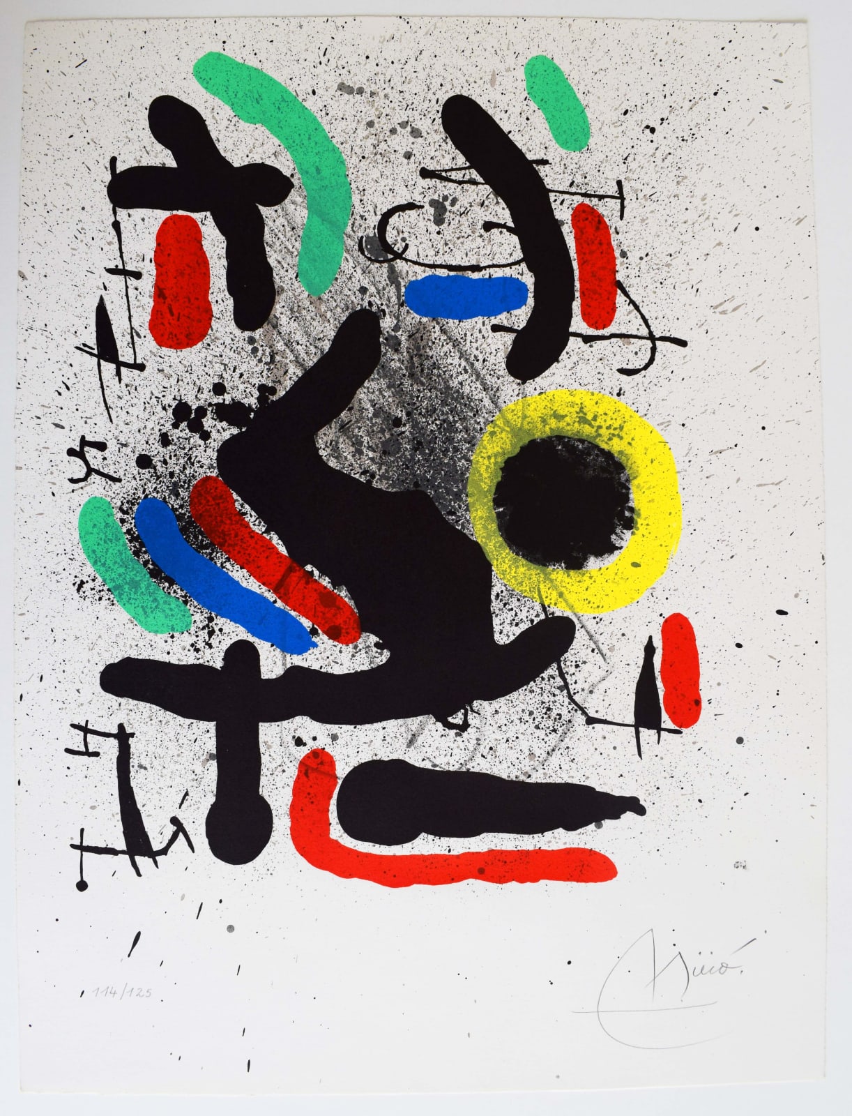 JOAN MIRÓ, Composition III, from: Freedom of Liberties, poems of Alain Jouffroy | Composition III, from: Liberté des libertés, poèmes de Alain Jouffroy, 1971