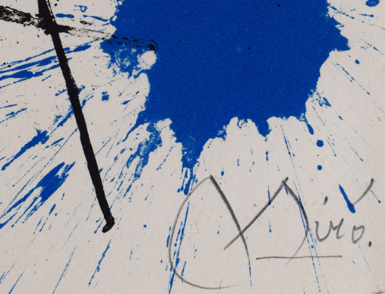 JOAN MIRÓ, Figure above the Horizon | Personnage au-dessus l'horizon, 1965