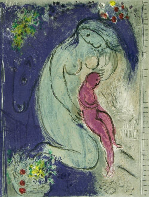 MARC CHAGALL, Quay of Flowers | Quai aux Fleurs, 1954