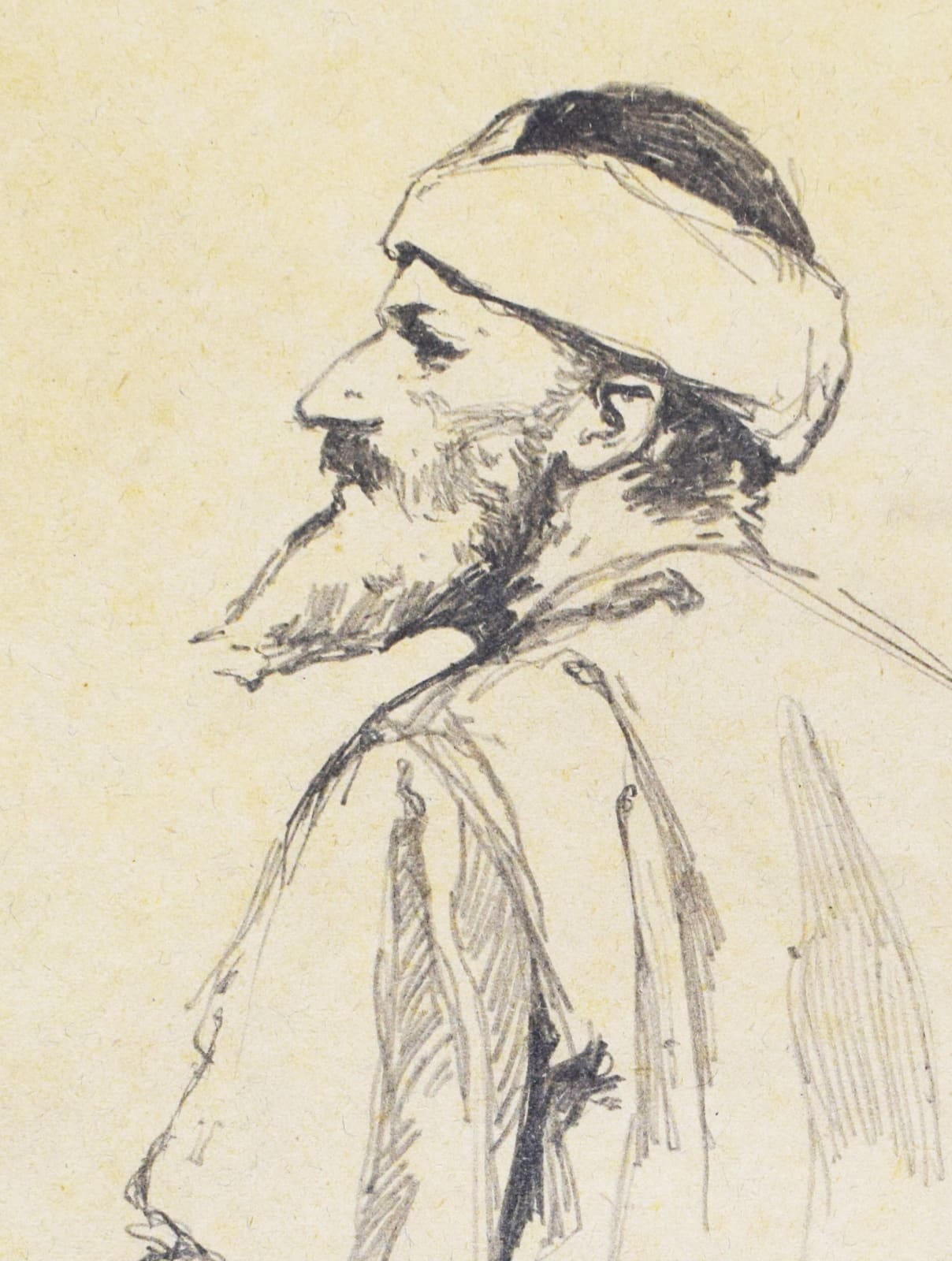 MIHÁLY VON MUNKÁCSY, Study for Christ before Pilate (II)