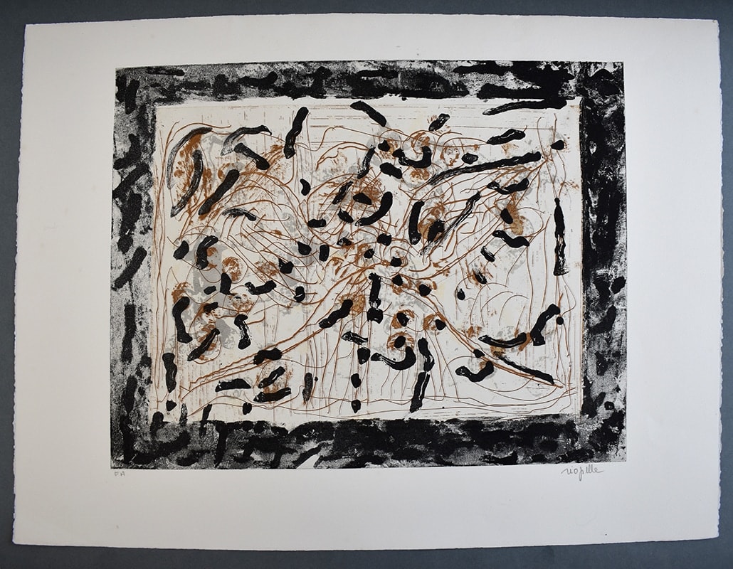 JEAN PAUL RIOPELLE, Composition 1, from: Marrying Flies | Les mouches à marier, 1985