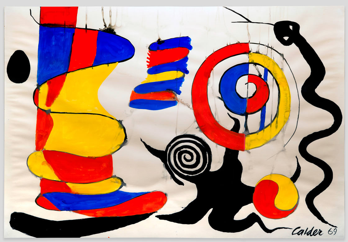 ALEXANDER CALDER, The Yellow Shock Absorber, 1969