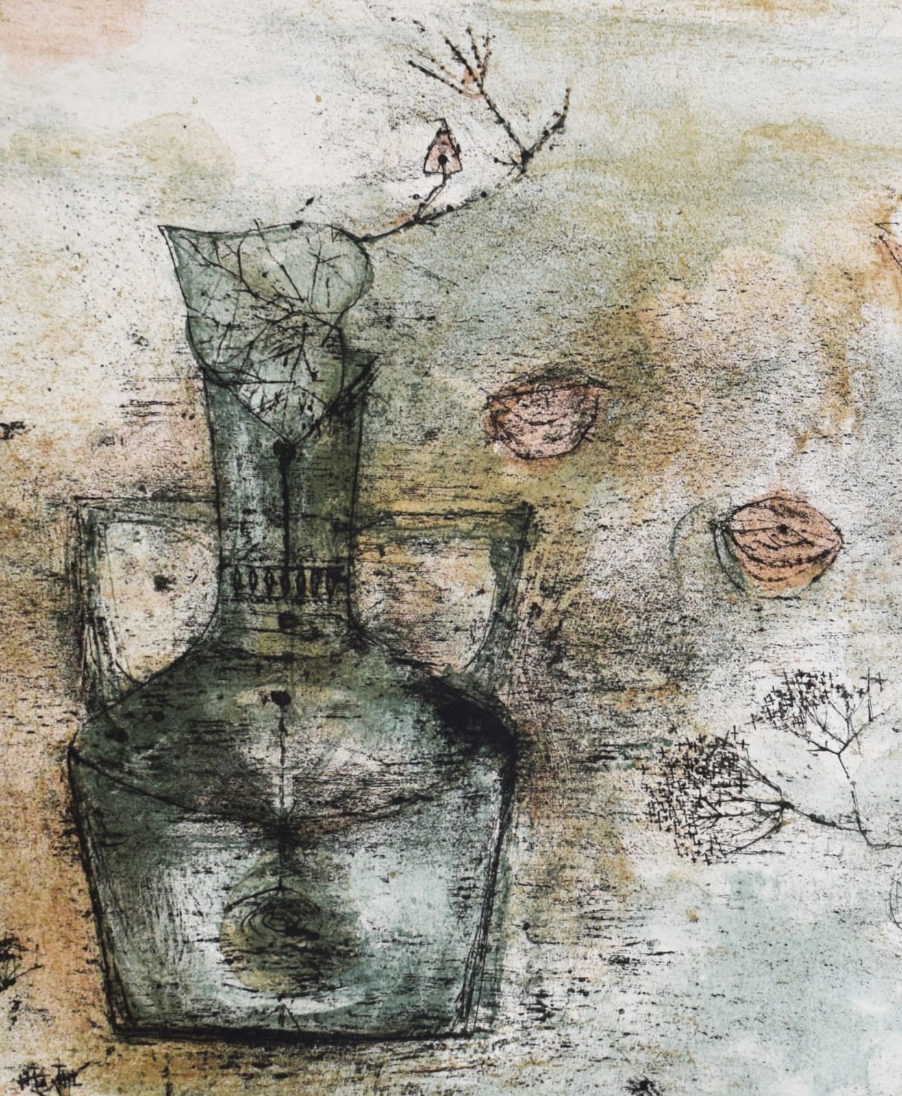 ZAO WOU-KI, Hortensias (Hydrangeas), 1953