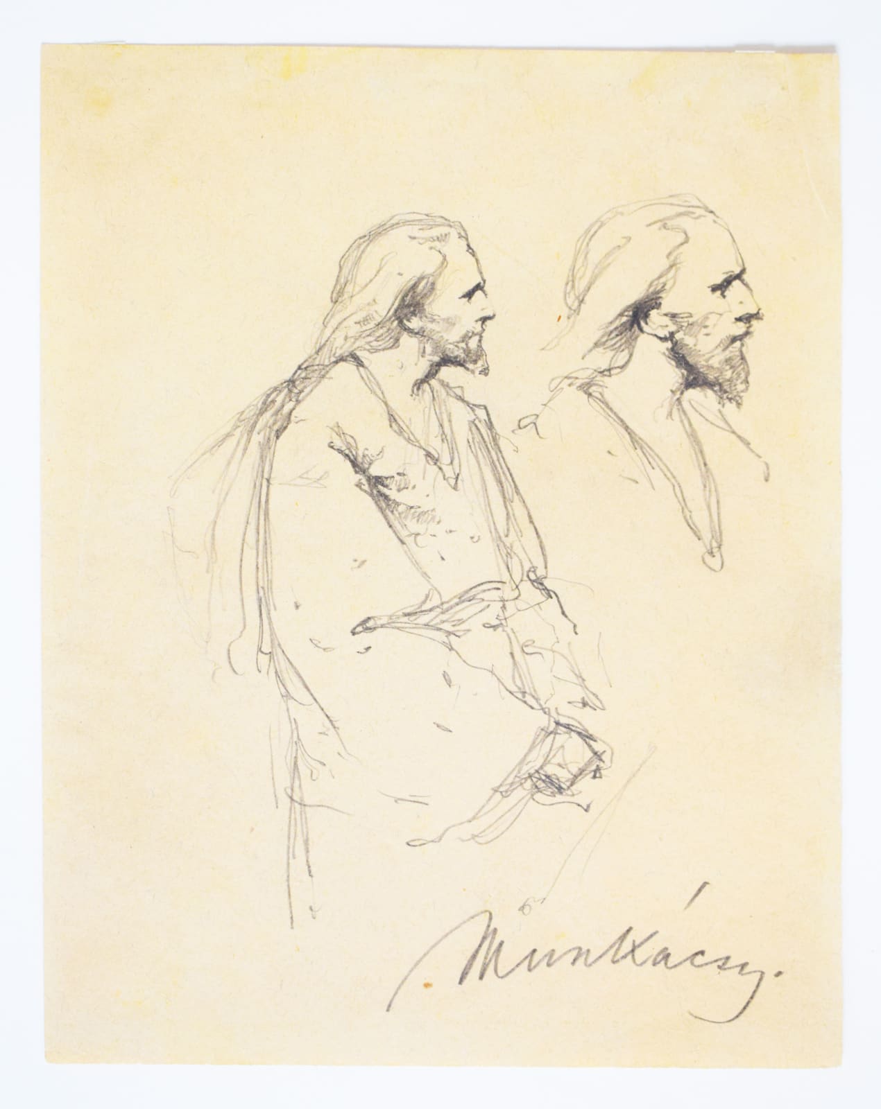 MIHÁLY VON MUNKÁCSY, Study for Christ before Pilate (VI)
