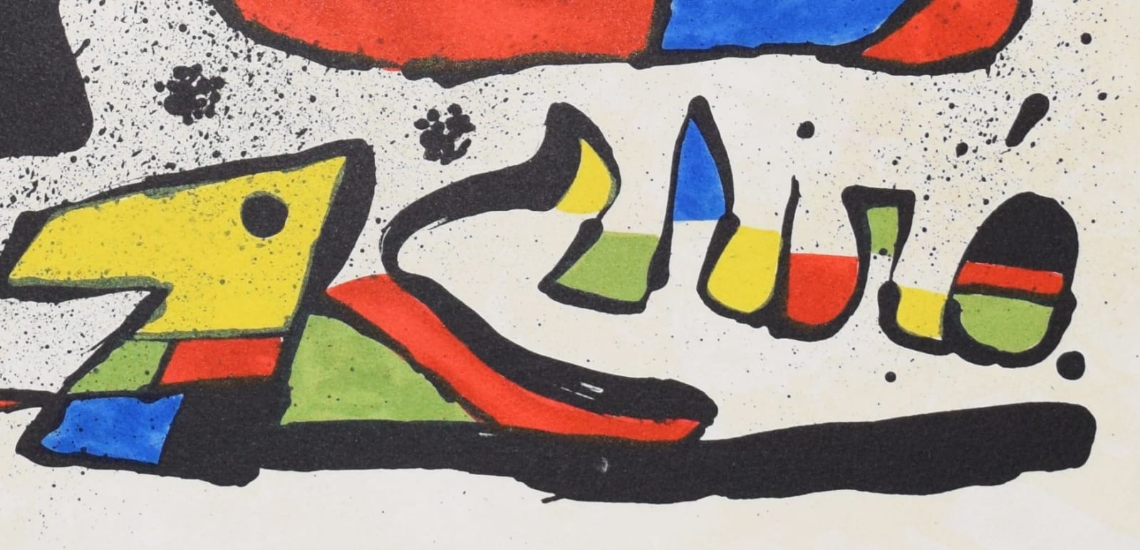 JOAN MIRÓ, Dog and Bird | Gos i ocell, 1979