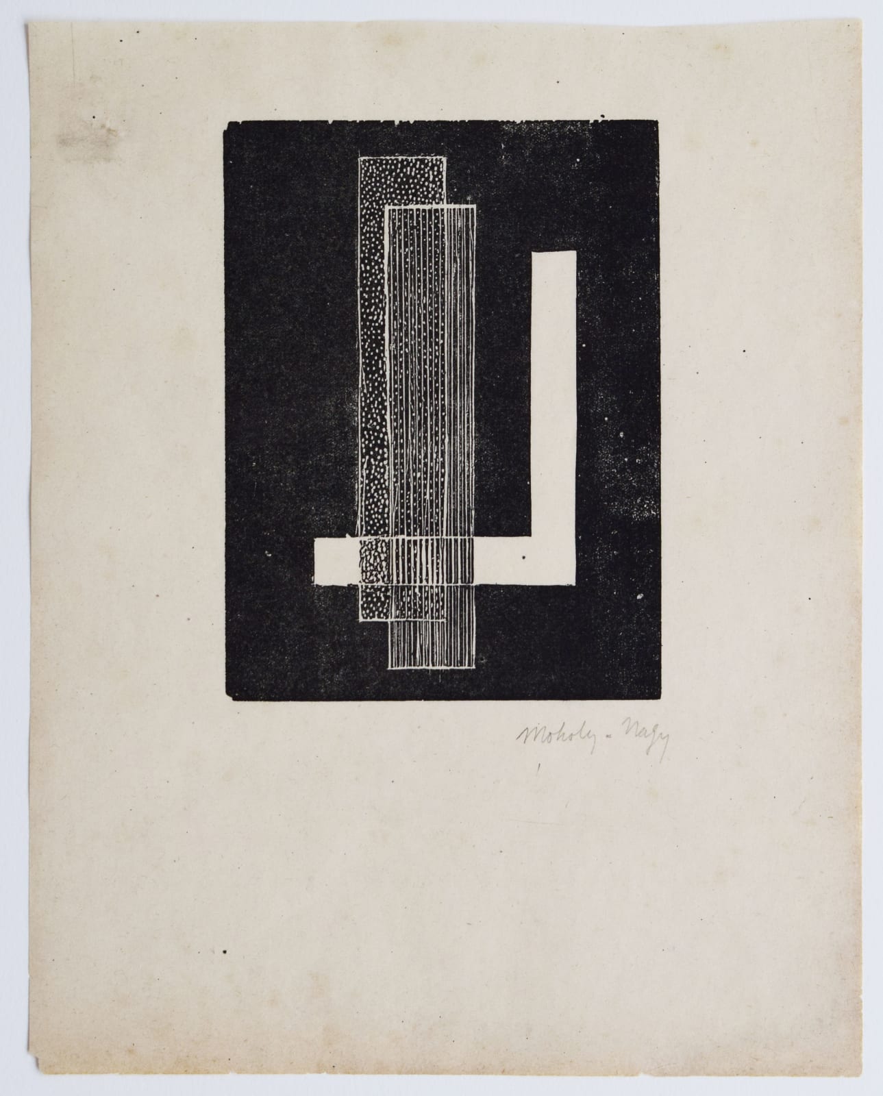 LÁSZLÓ MOHOLY- NAGY, Composition | Komposition, 1922