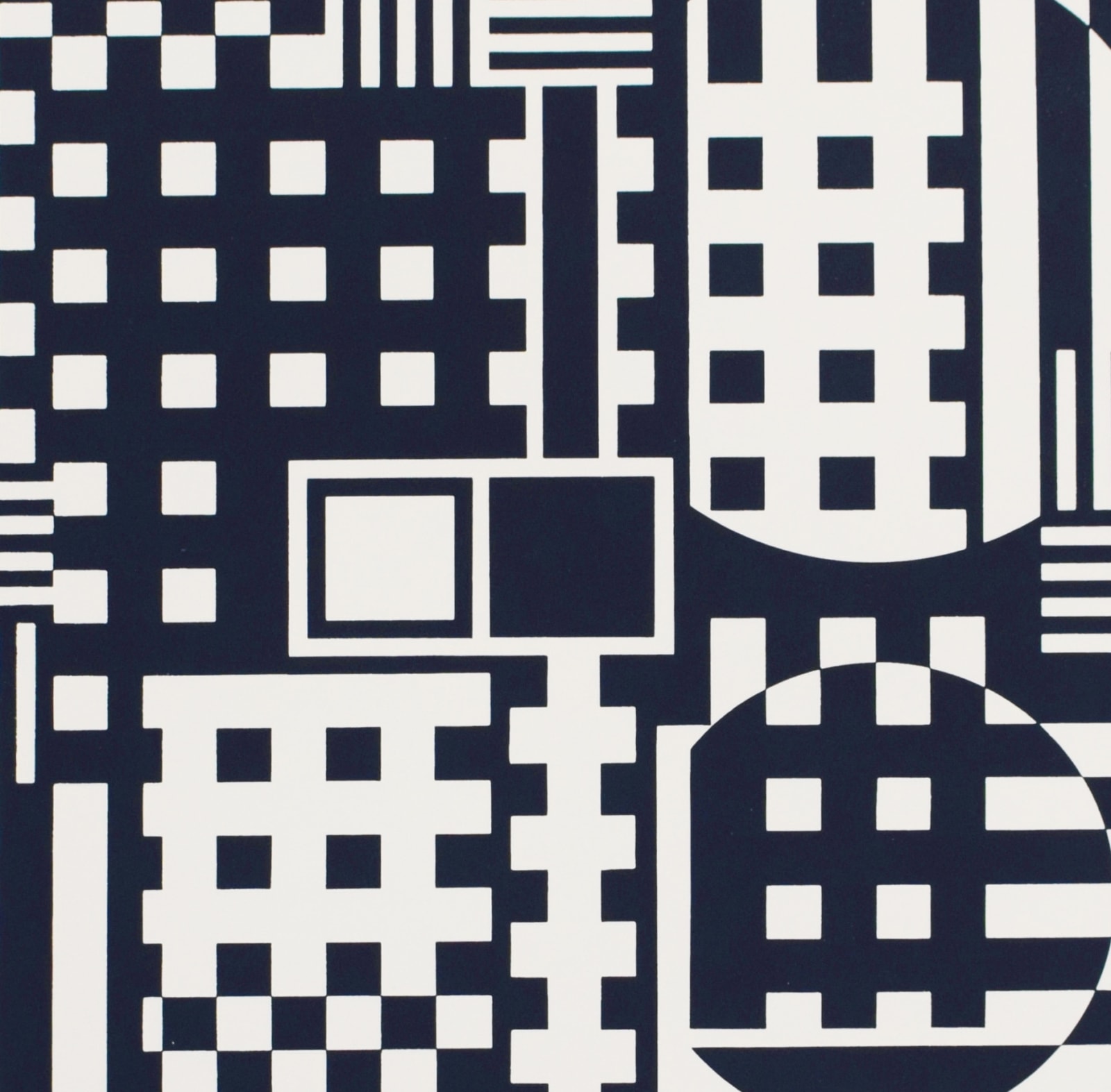 VICTOR VASARELY, Pleïone, from: The Discourse on Method | Pleïone: Le discours de la méthode, 1969
