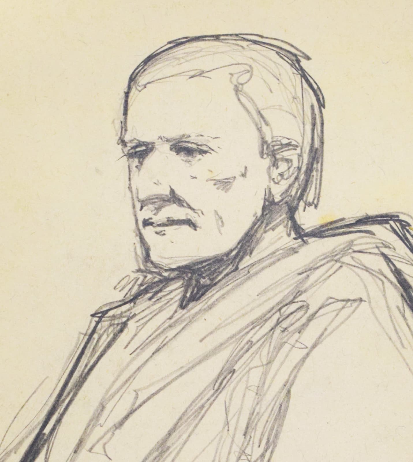 MIHÁLY VON MUNKÁCSY, Study for Christ before Pilate (XII)