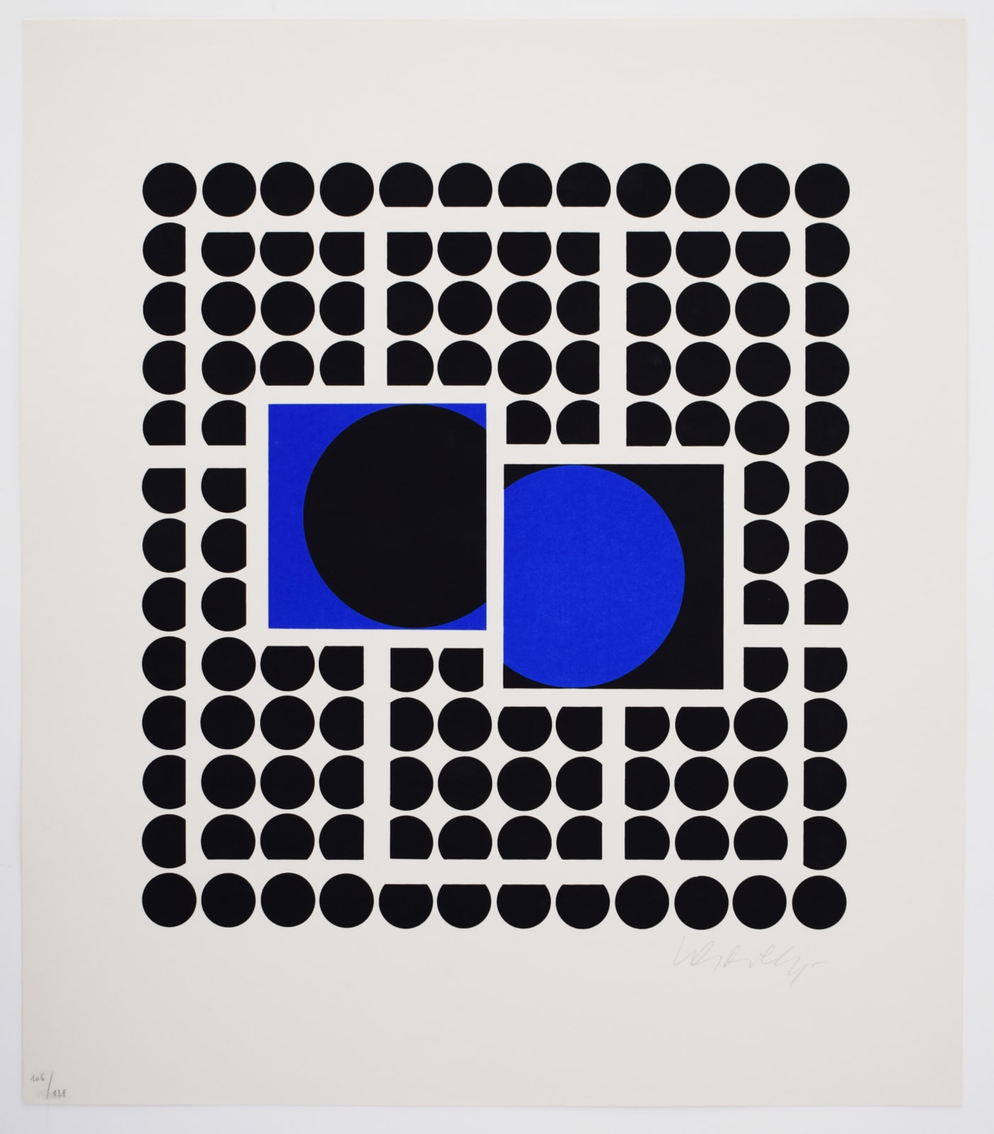VICTOR VASARELY, Bellatrix, from: The Discourse on Method | Bellatrix: Le discours de la méthode, 1969