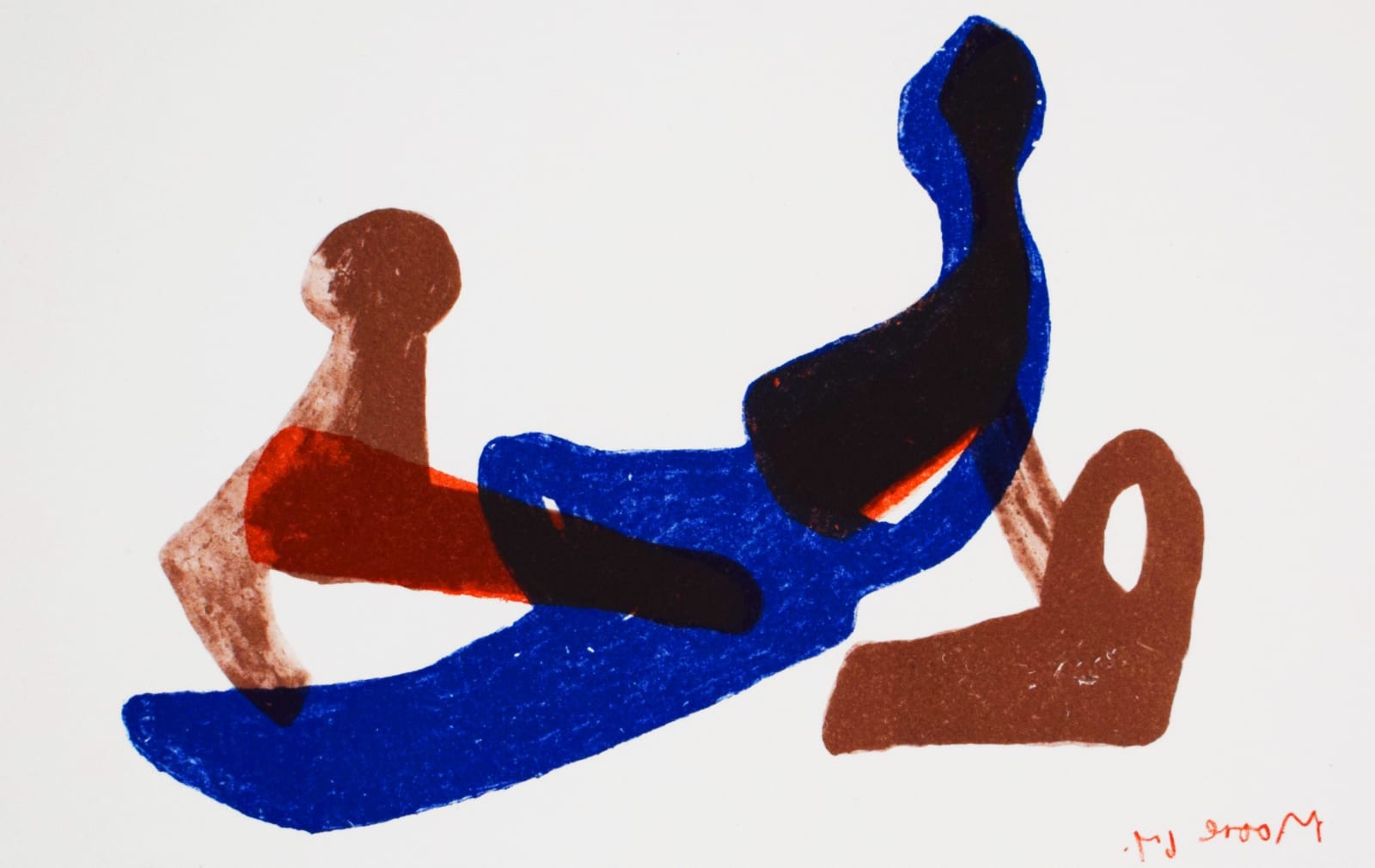 HENRY MOORE, Mother and Child, from: Shelter Sketchbook (Italian), 1967