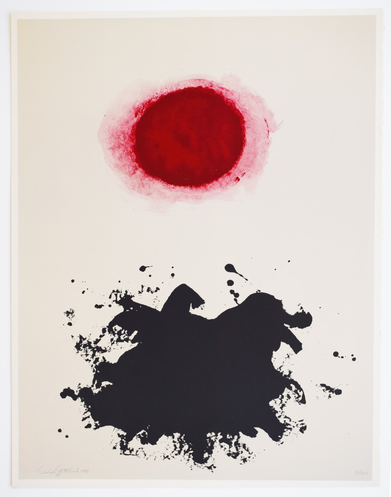 ADOLPH GOTTLIEB, Untitled, from: Flight, 1969/71