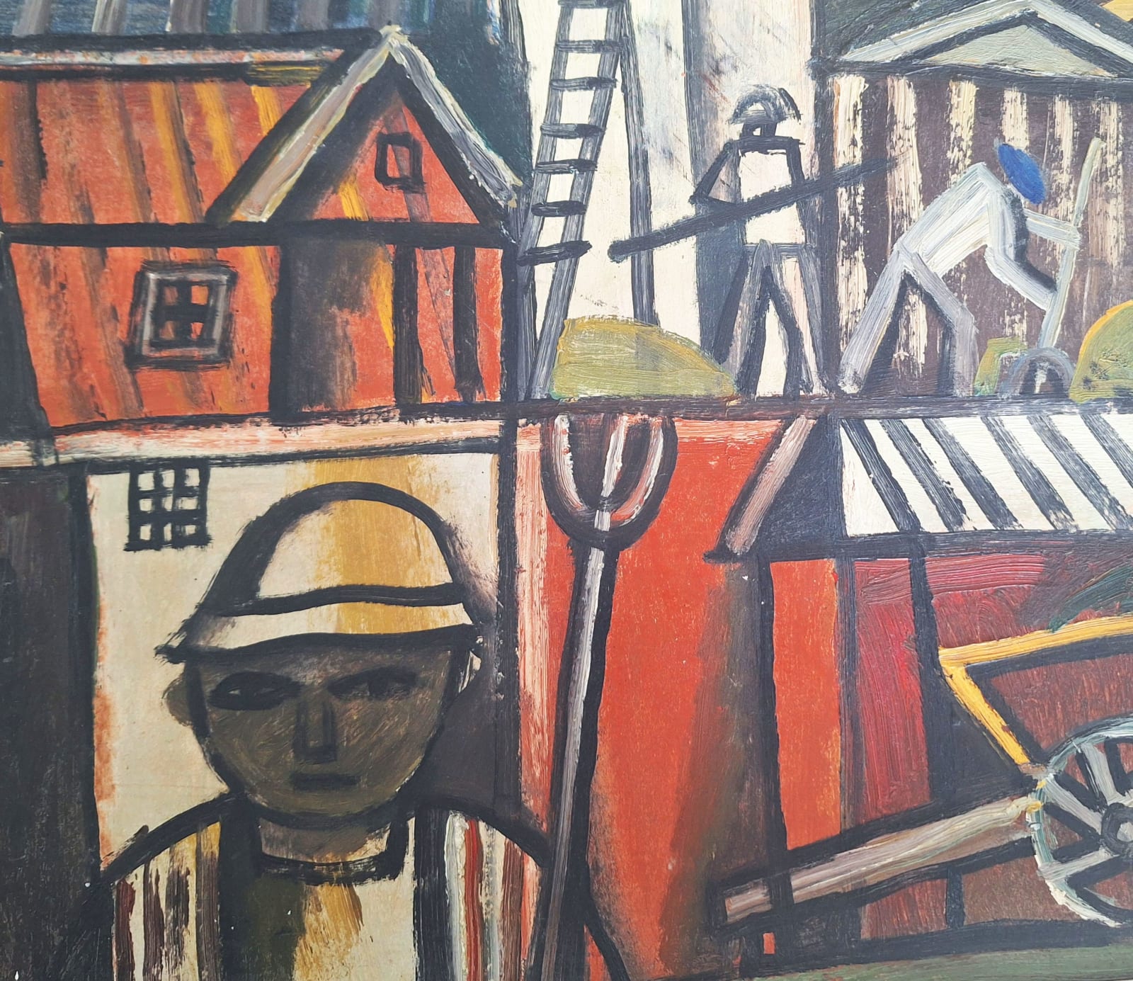 JOSE GURVICH, Sunrise in Kibbutz Ramot Menashe, 1964
