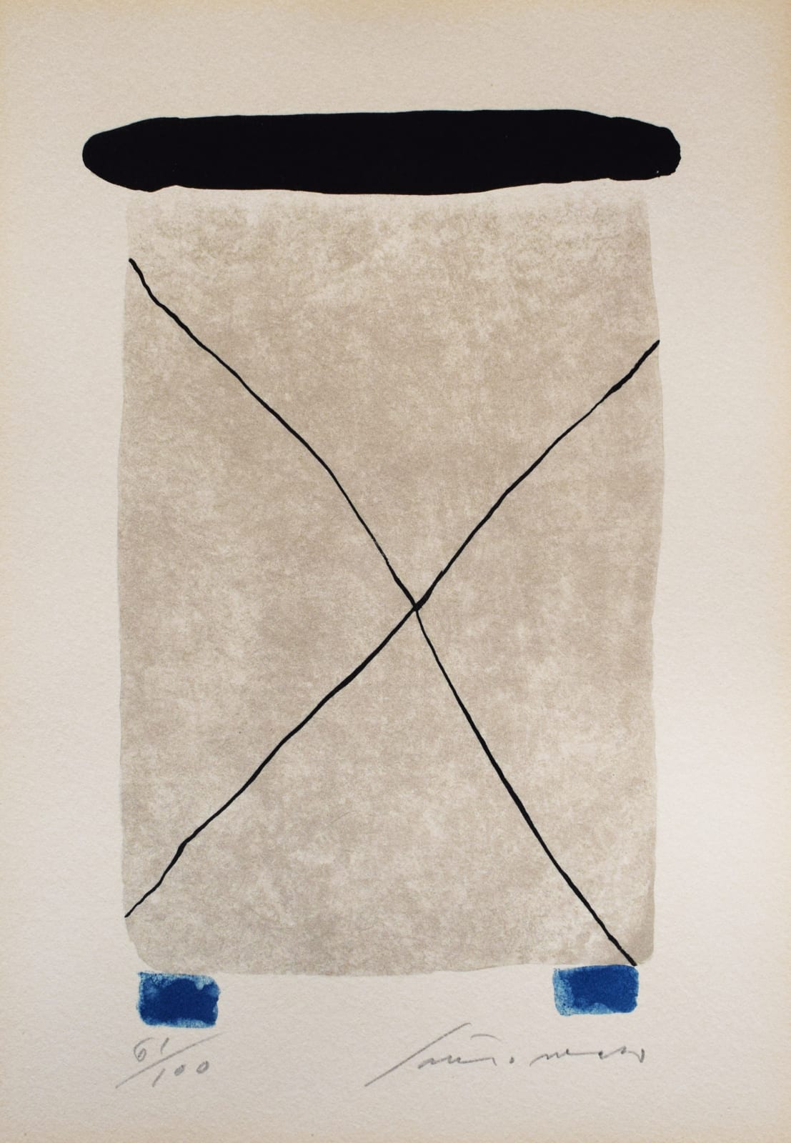 GIUSEPPE SANTOMASO, Homage to Hans Arp, circa 1970s
