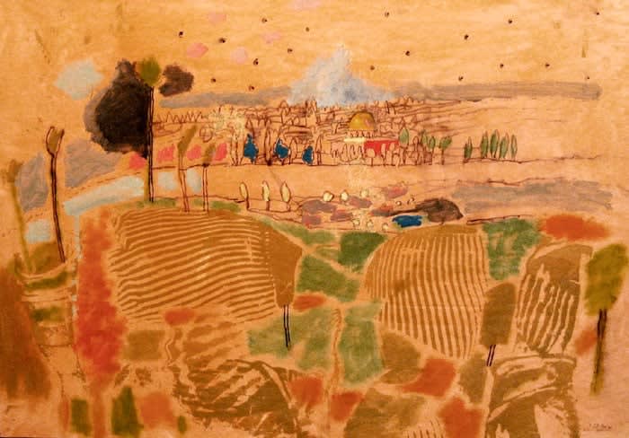 ODED FEINGERSH, View of Jerusalem II, ca. 1980