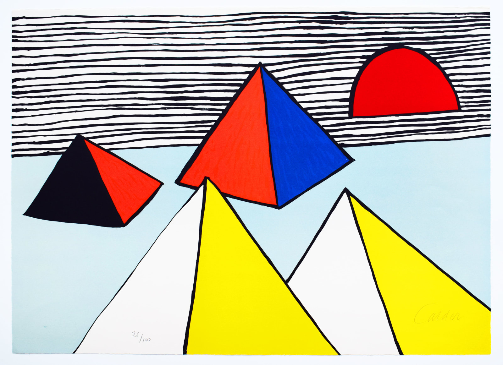 ALEXANDER CALDER, Composition III, from The Elementary Memory | La mémoire élémentaire, 1976