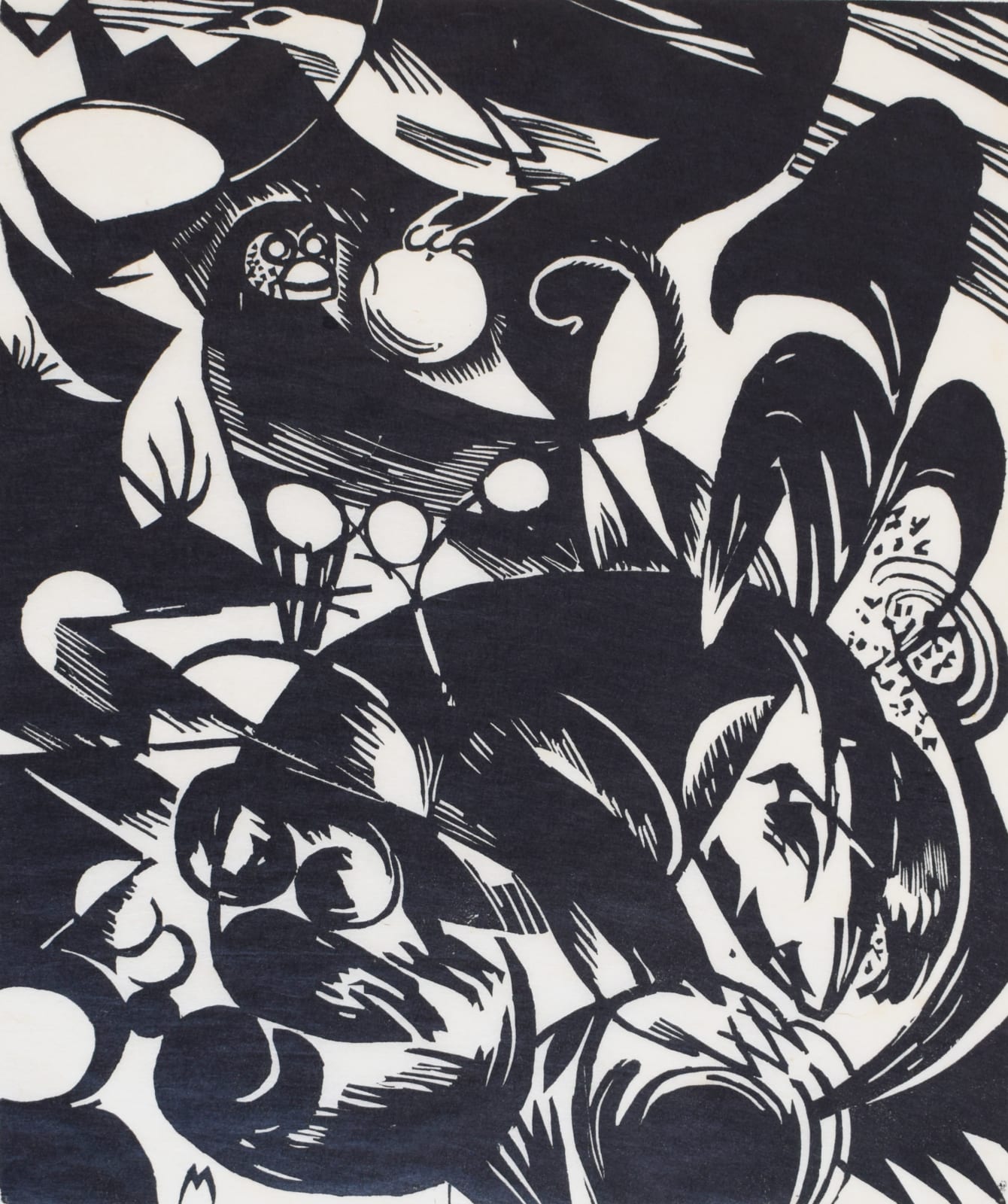 FRANZ MARC, Creation I | Schöpfungsgeschichte I, 1914