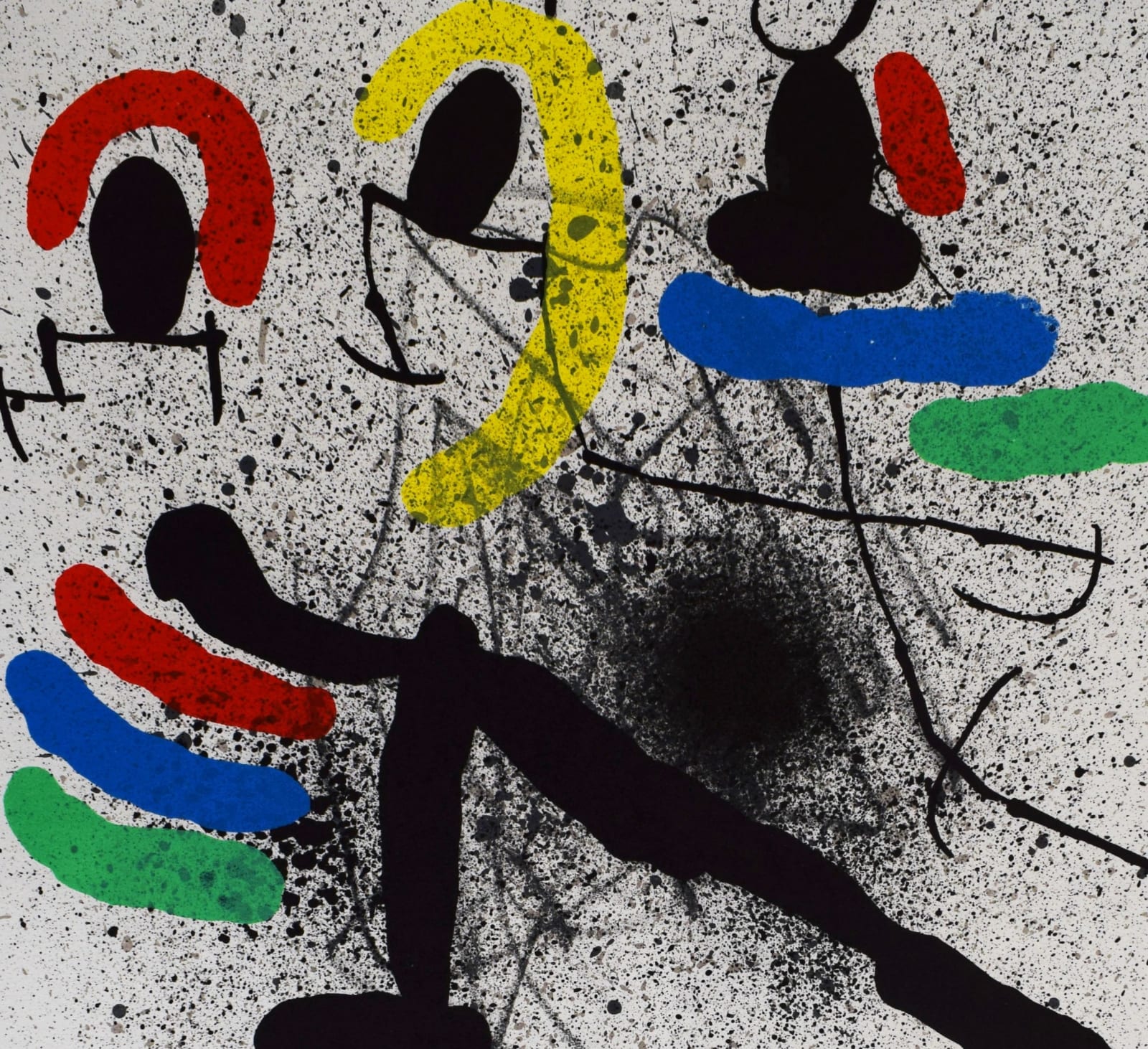 JOAN MIRÓ, Composition II, from: Freedom of Liberties, poems of Alain Jouffroy | Composition II, from: Liberté des libertés, poèmes de Alain Jouffroy, 1971