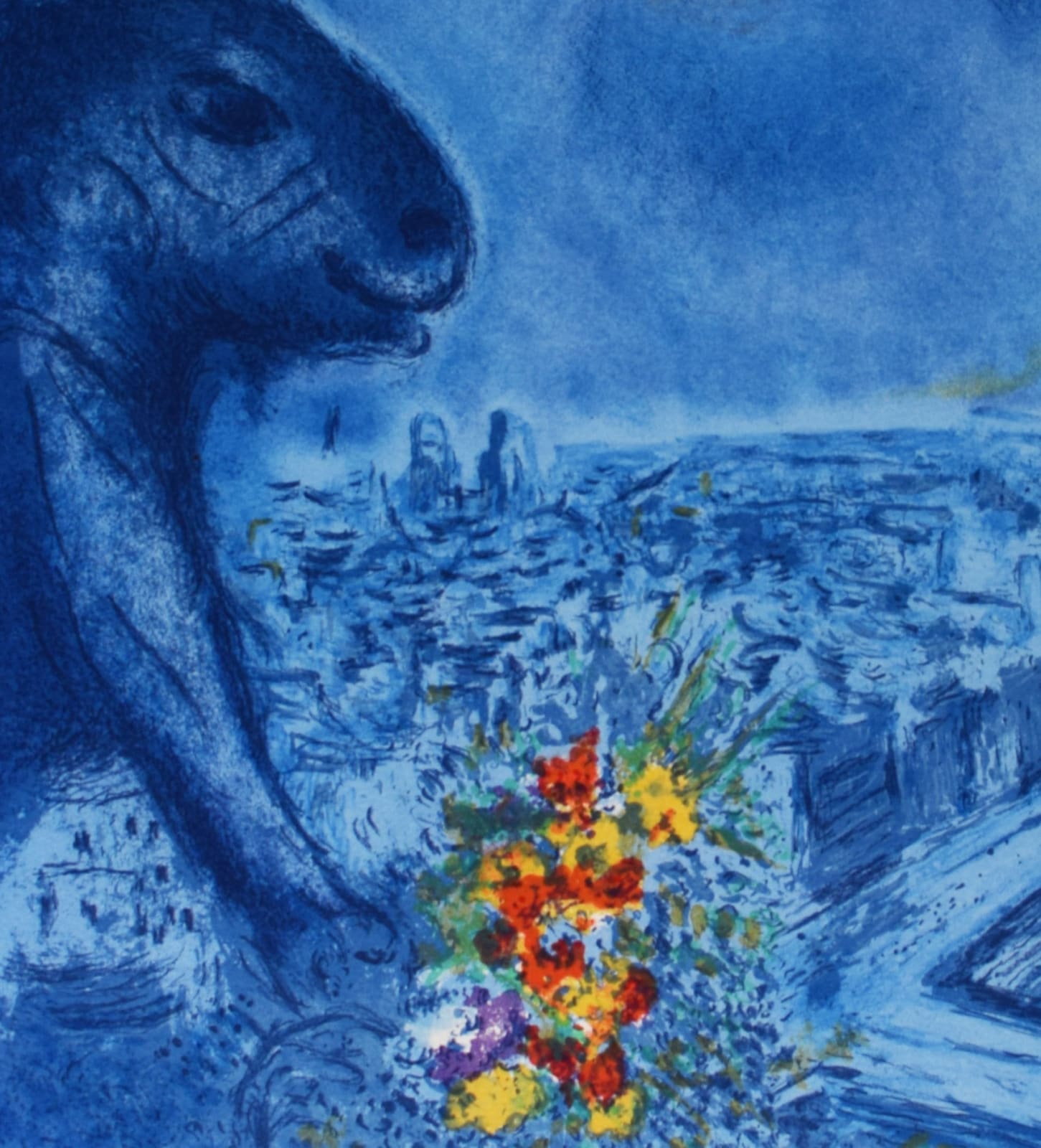 MARC CHAGALL (After), Paris Sun | Soleil de Paris, 1977