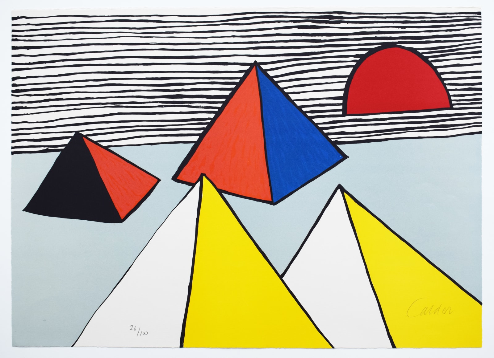 ALEXANDER CALDER, Composition III, from The Elementary Memory | La mémoire élémentaire, 1976