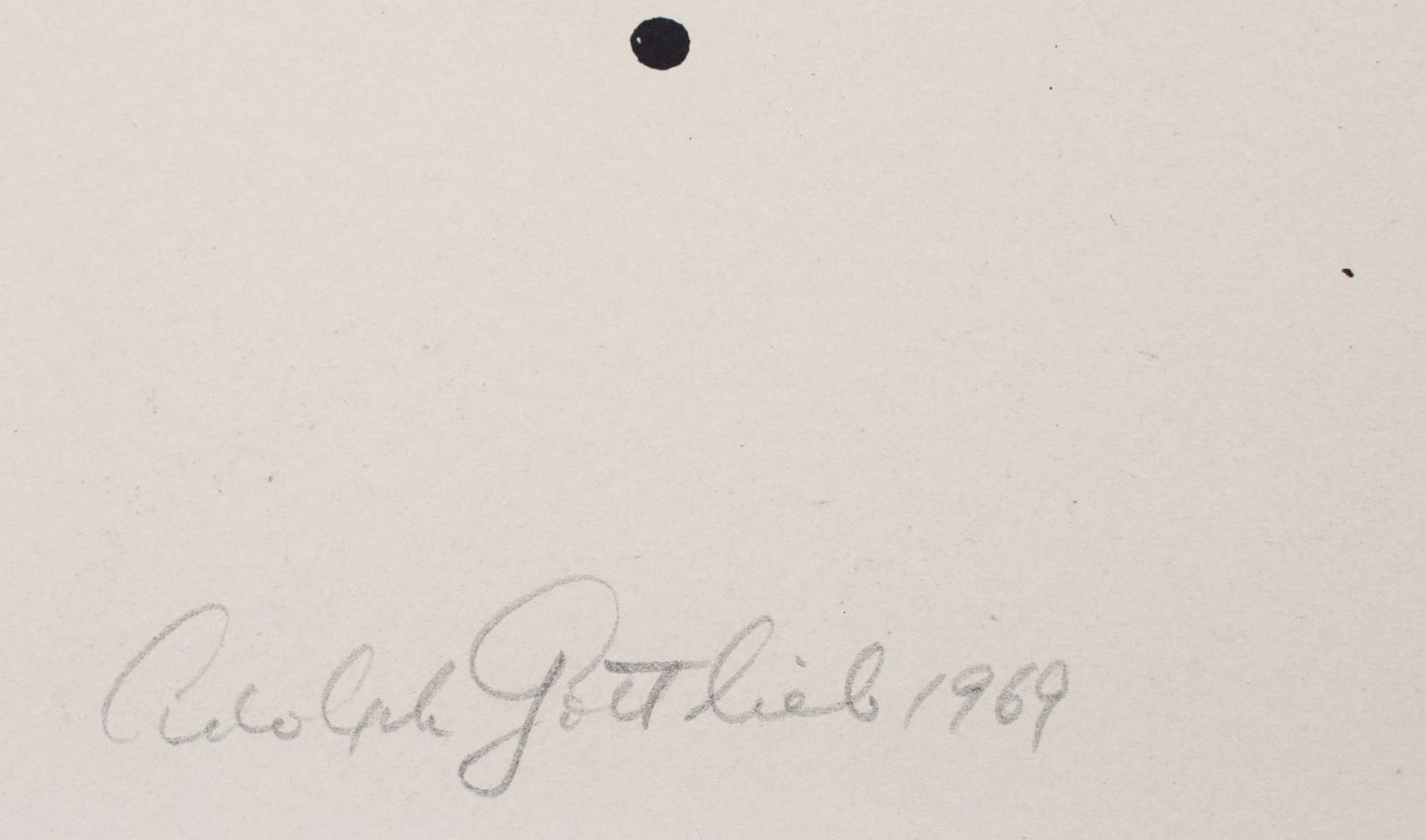 ADOLPH GOTTLIEB, Untitled, from: Flight, 1969/71