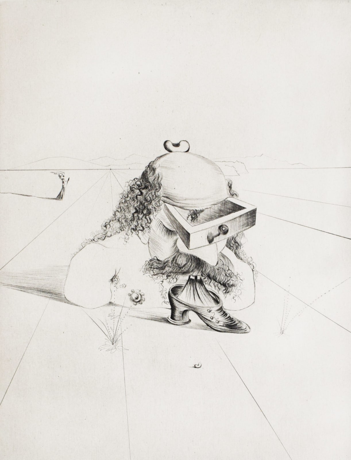 SALVADOR DALÍ, The Bureaucrat | Le bureaucrate, 1969
