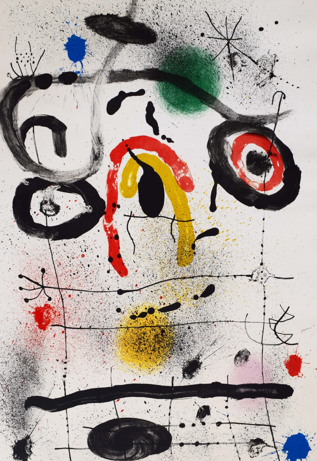 JOAN MIRÓ, Figure above the Horizon | Personnage au-dessus l'horizon, 1965