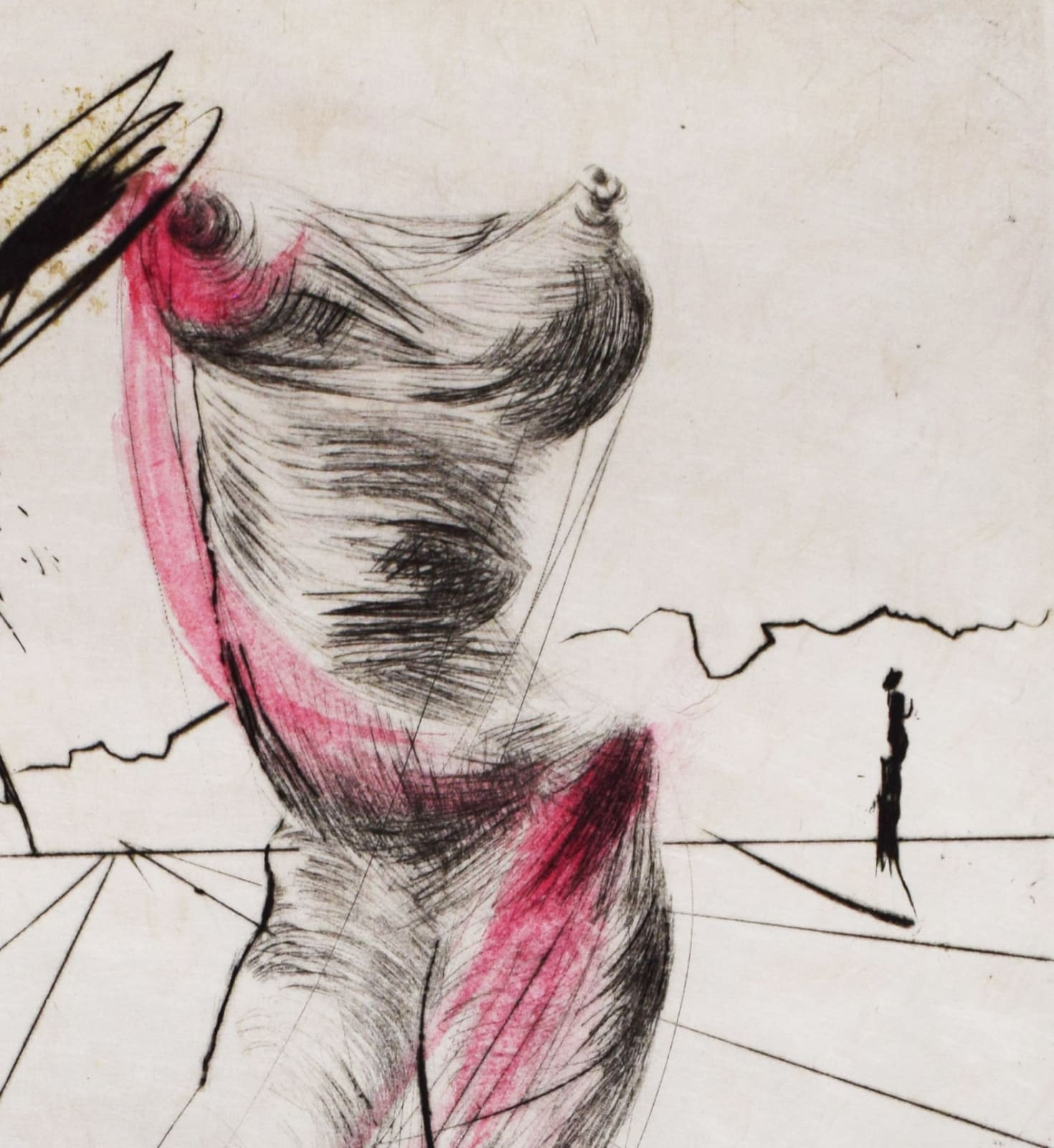 SALVADOR DALÍ, The Sculpture, from: Faust (Walpurgis Night), 1968/69