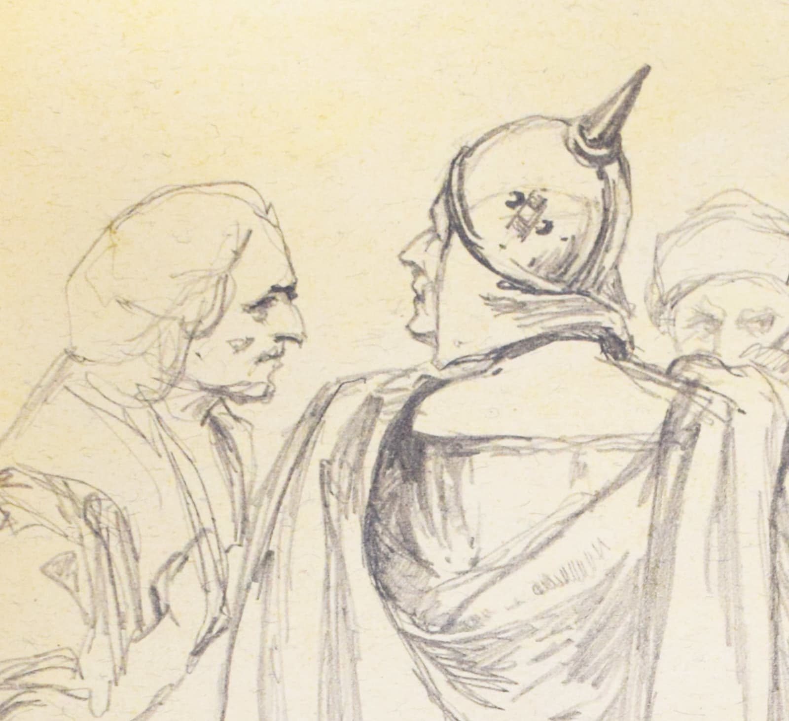 MIHÁLY VON MUNKÁCSY, Study for Christ before Pilate (XI)