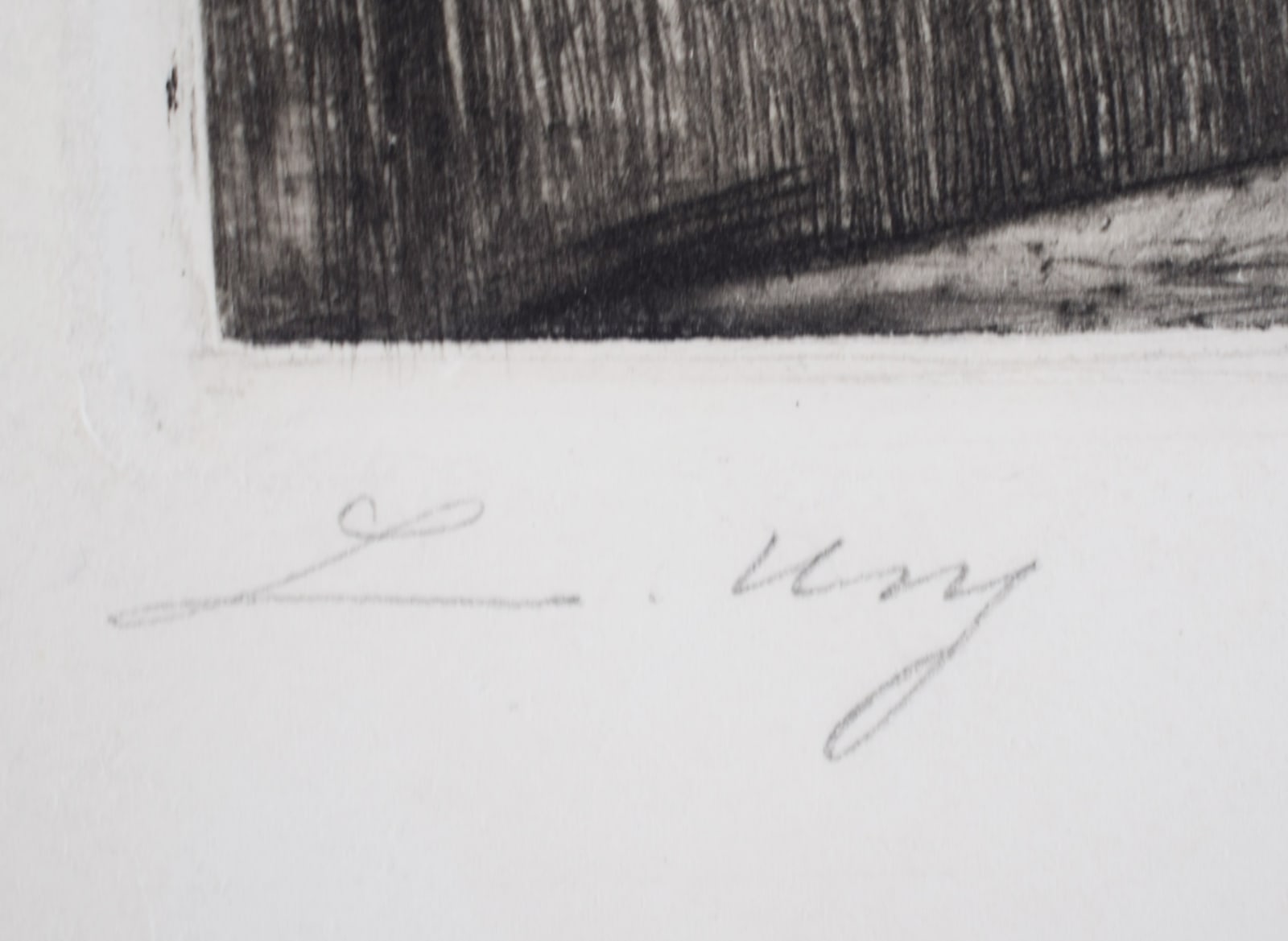 LESSER URY, In the Café. [Man in a Top hat in front of a Coffee House Window - View from Behind] , 1923