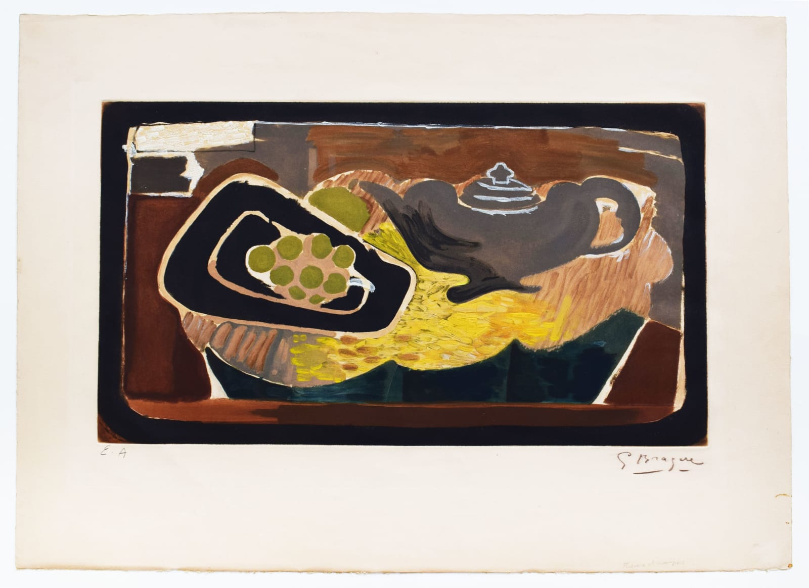 GEORGES BRAQUE (After), Teapot and Grapes | Théière et Raisin, ca. 1950s