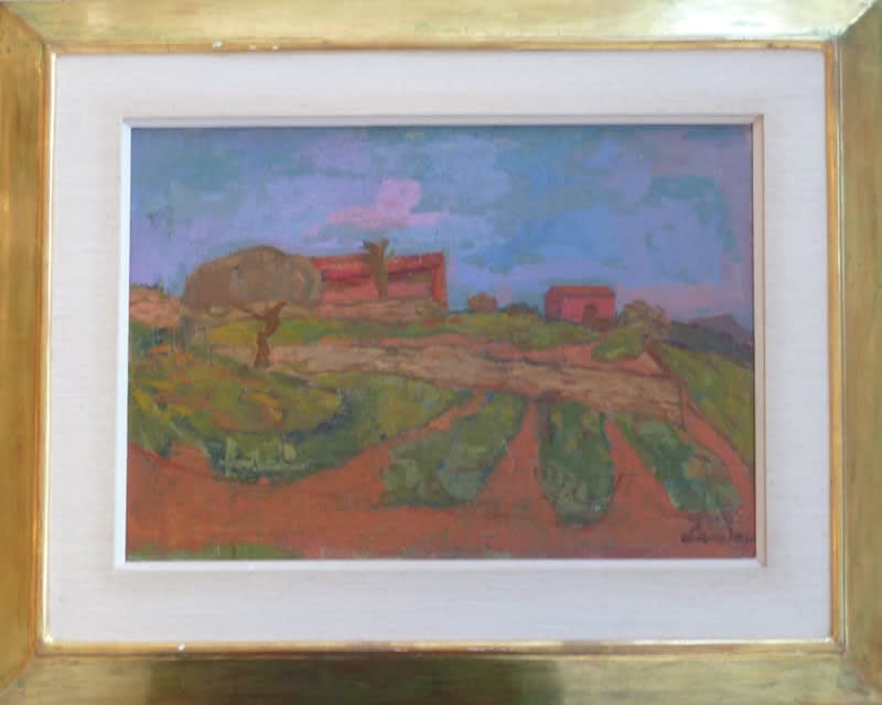 ZYGMUNT SIGMUND LANDAU, Village in the South of France, ca. 1930