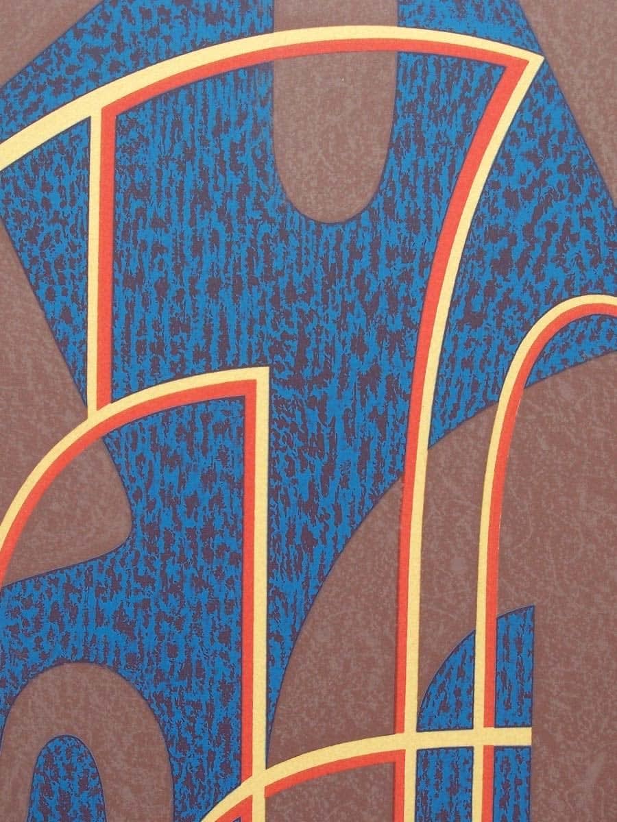CESAR DOMELA, Composition in Blue, Yellow, Red, 1972